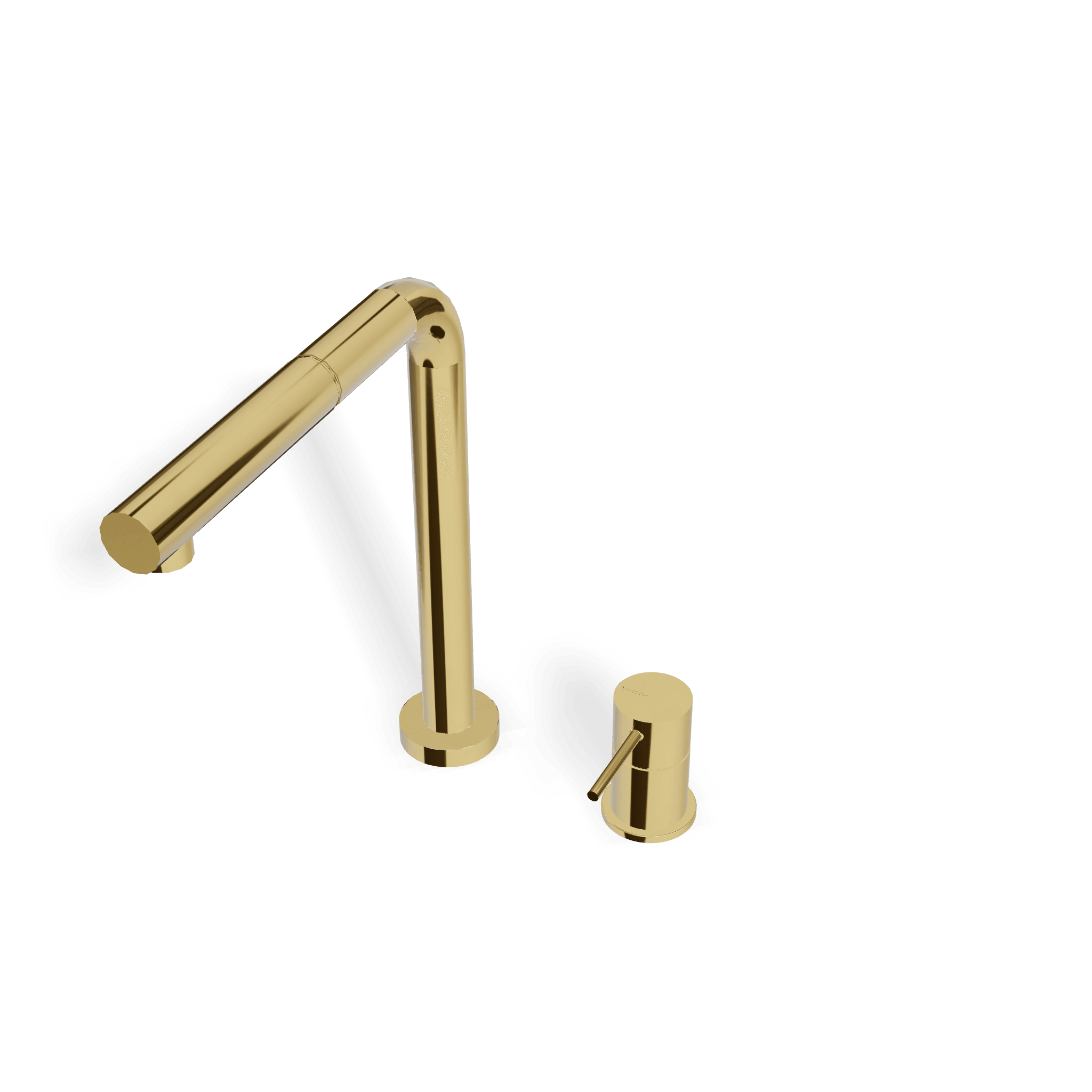 Смеситель для кухни с выдвижным изливом Design