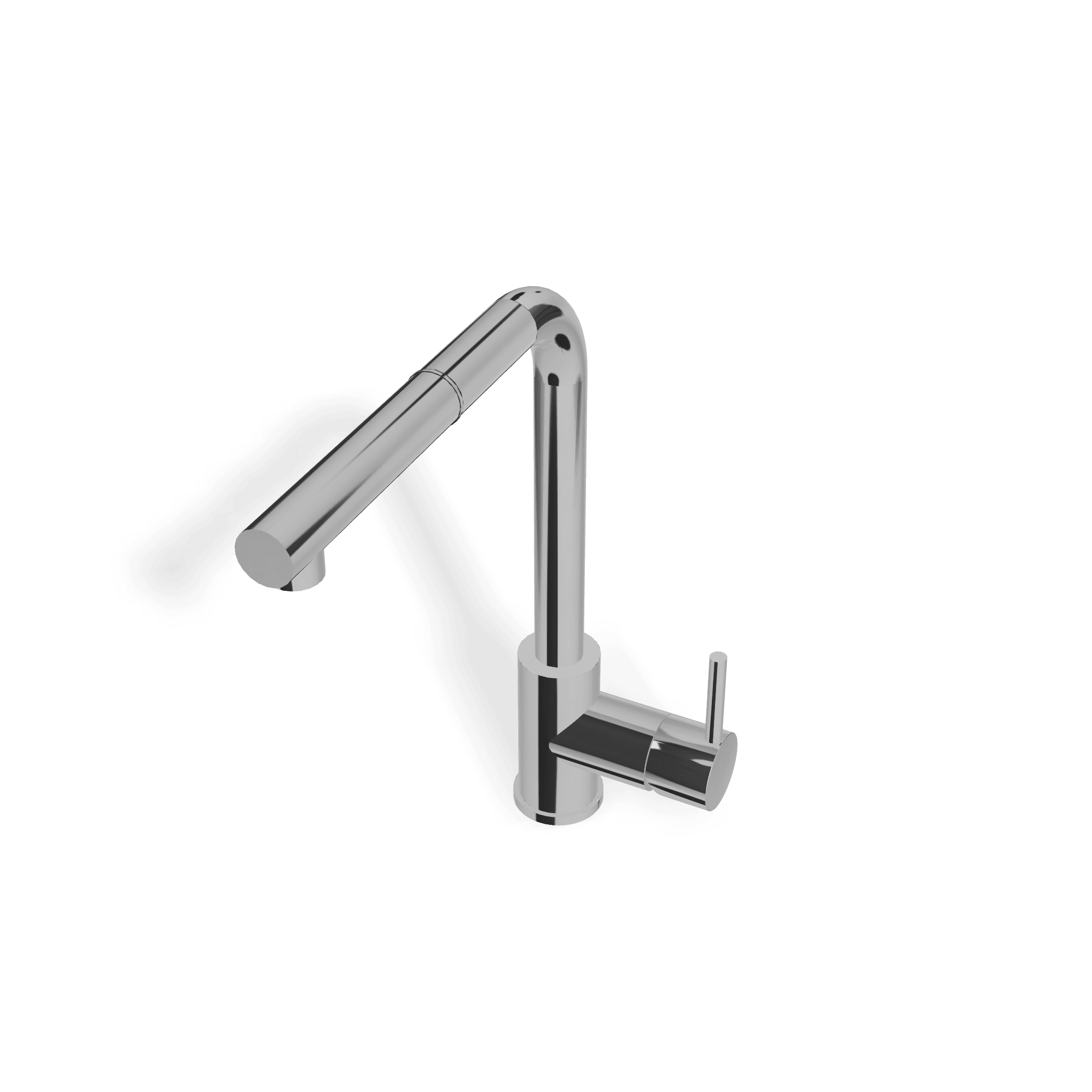 Смеситель для кухни с выдвижным изливом Design