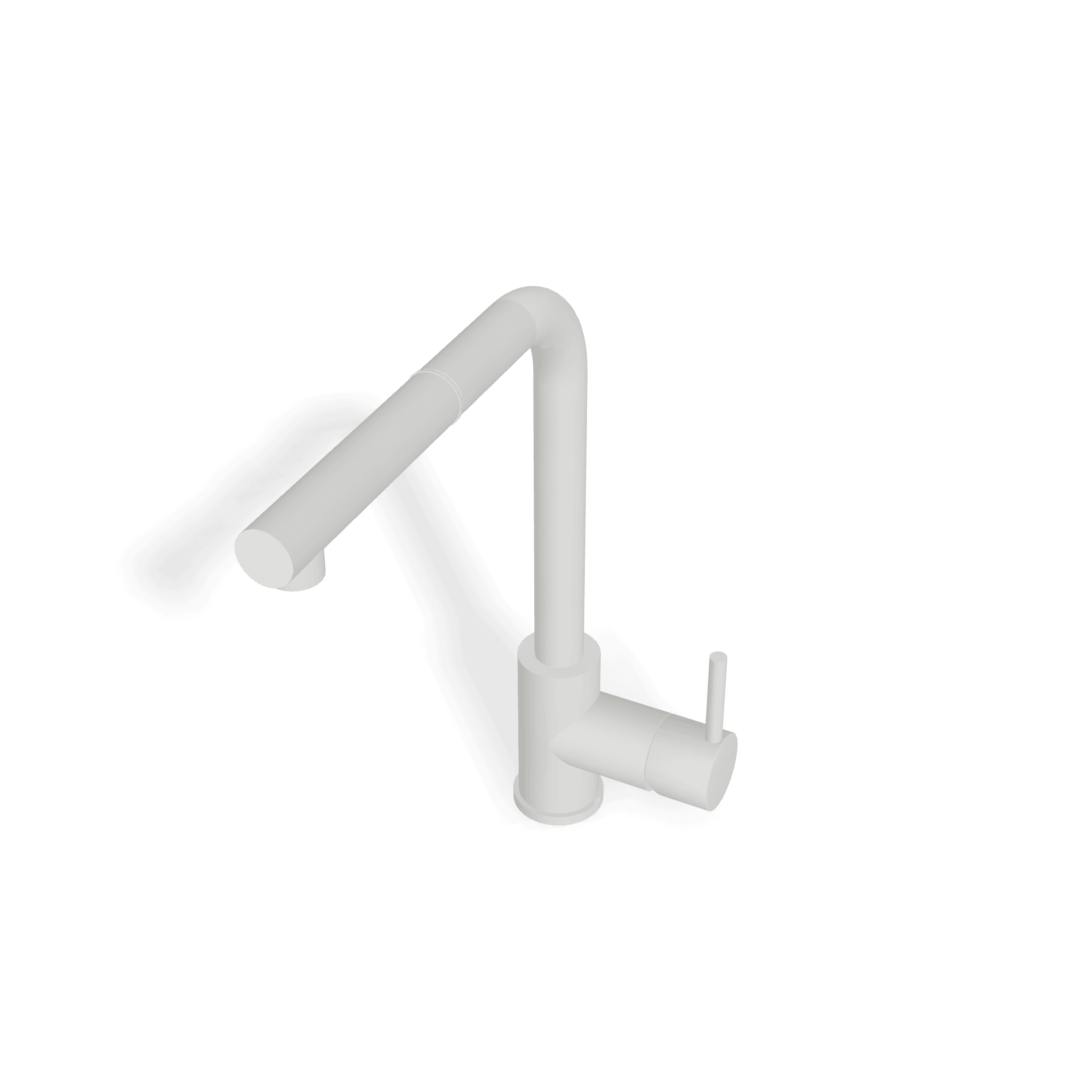 Смеситель для кухни с выдвижным изливом Design