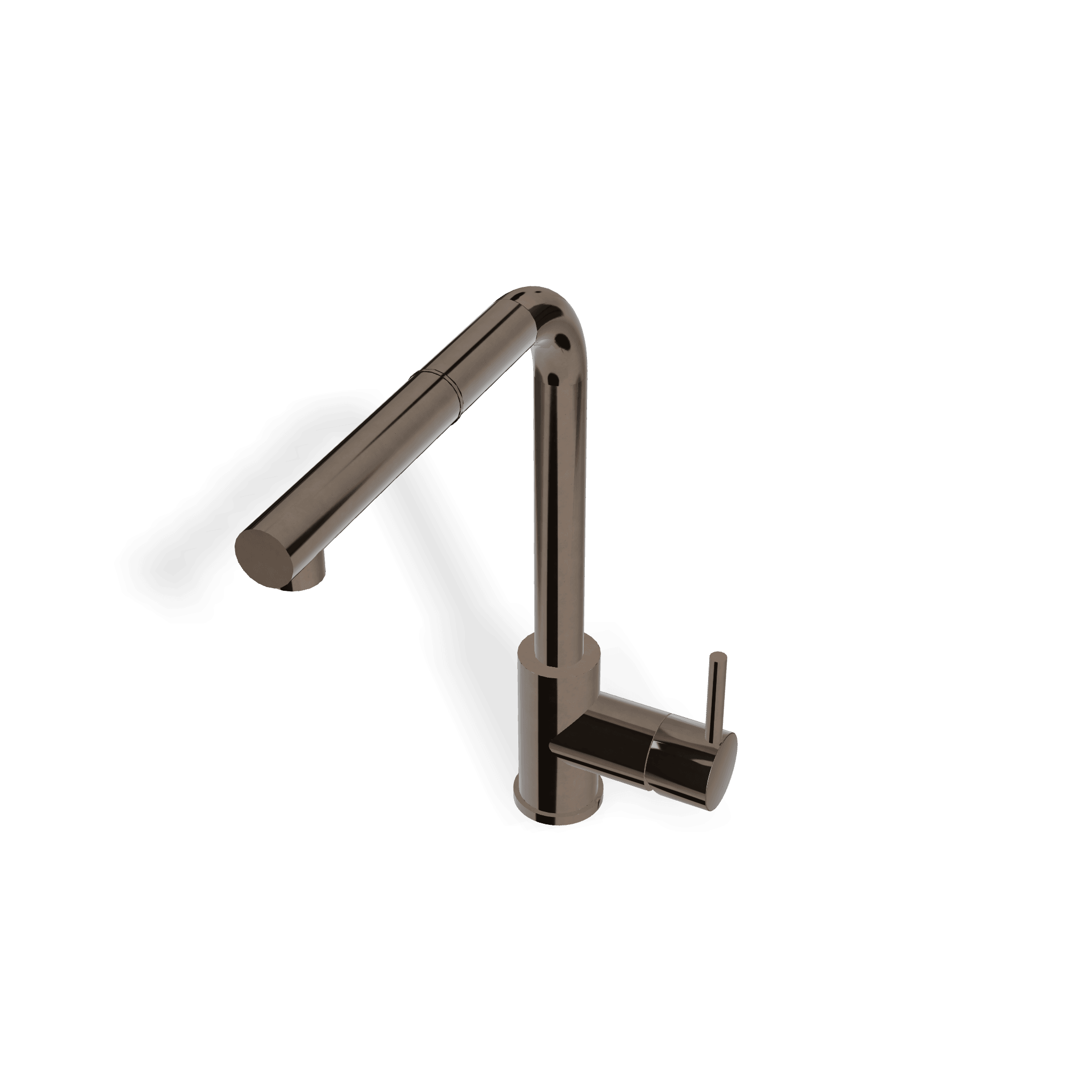 Смеситель для кухни с выдвижным изливом Design