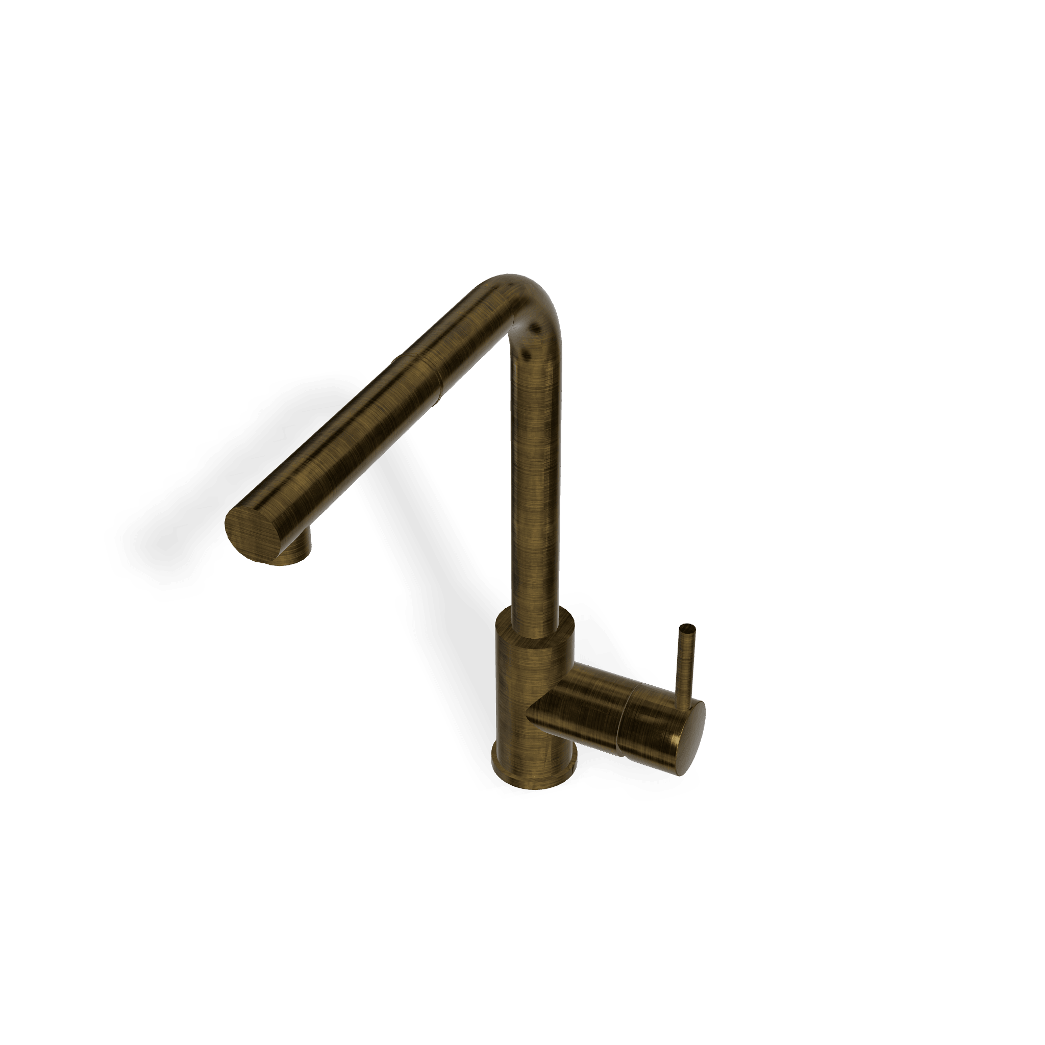 Смеситель для кухни с выдвижным изливом Design