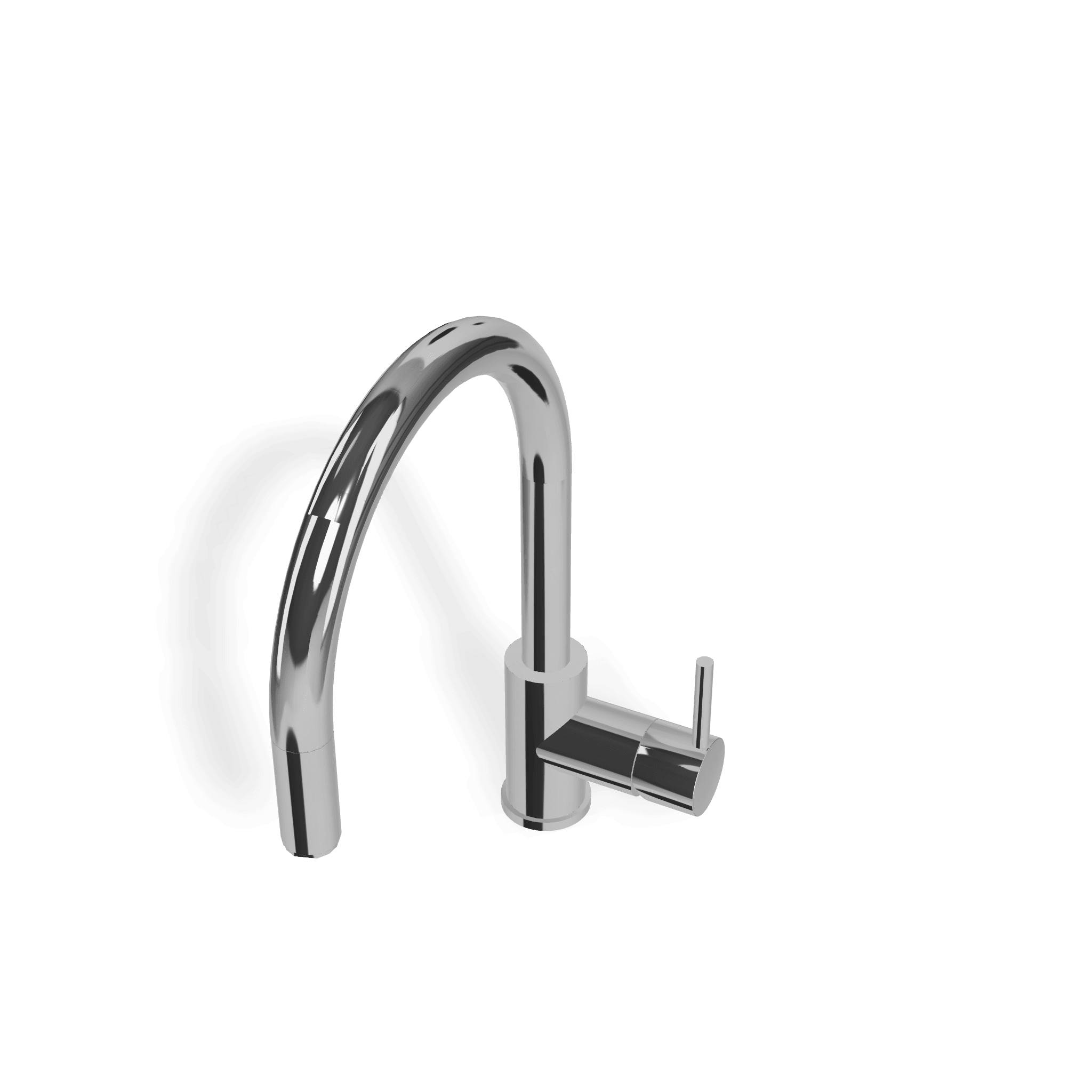 Смеситель для кухни с выдвижным изливом Design