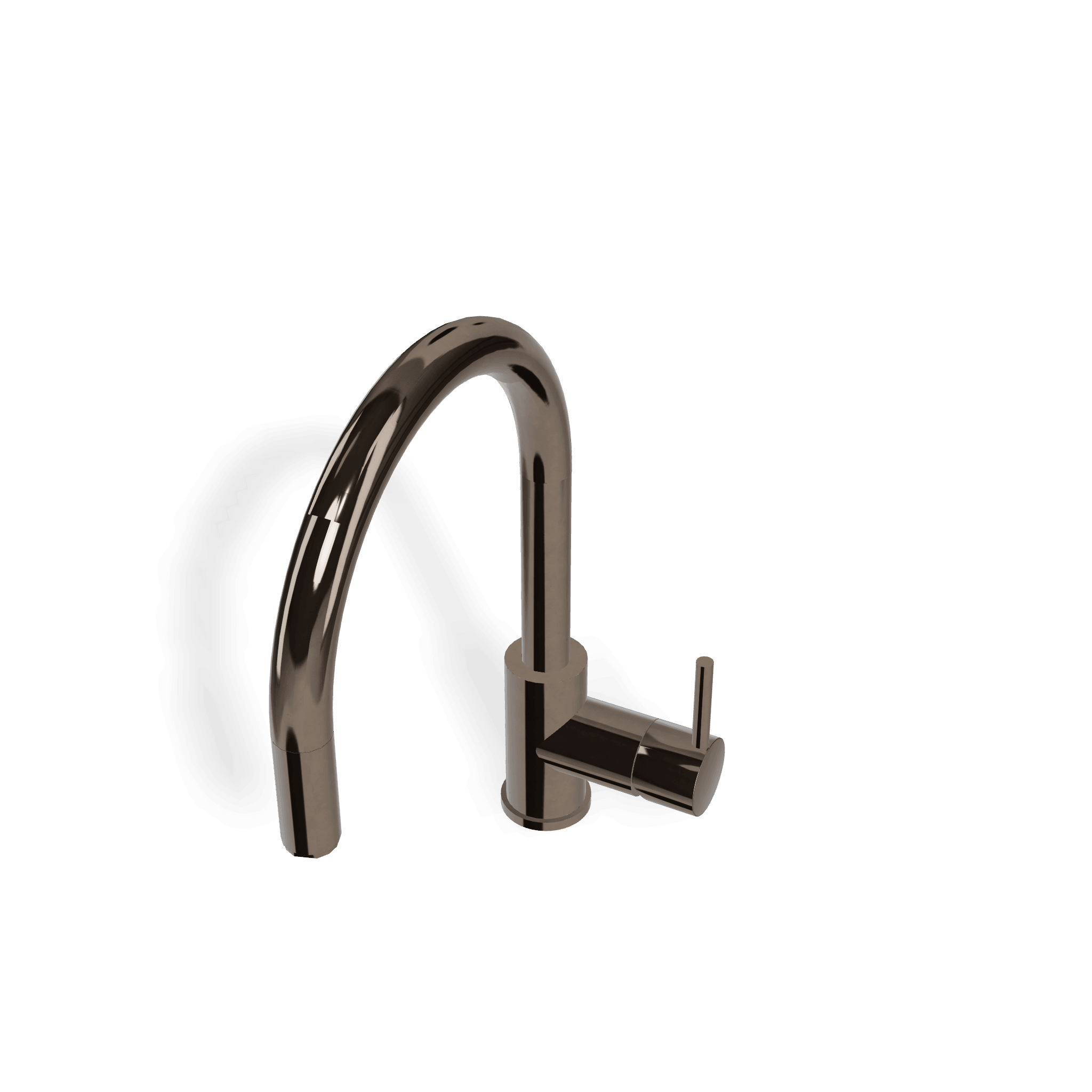 Смеситель для кухни с выдвижным изливом Design