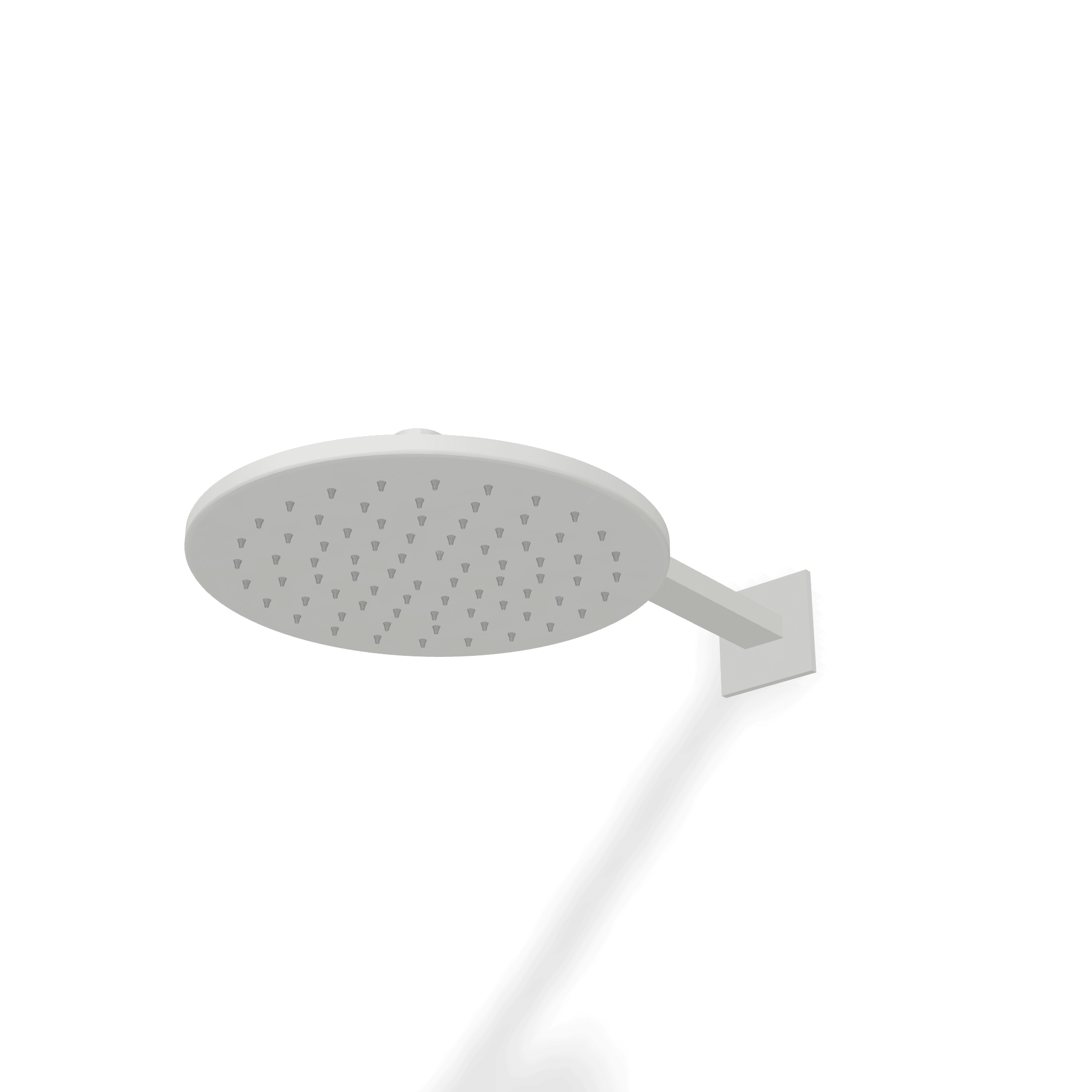 Верхний душ диаметр 250 мм с кронштейном 320 мм из стены