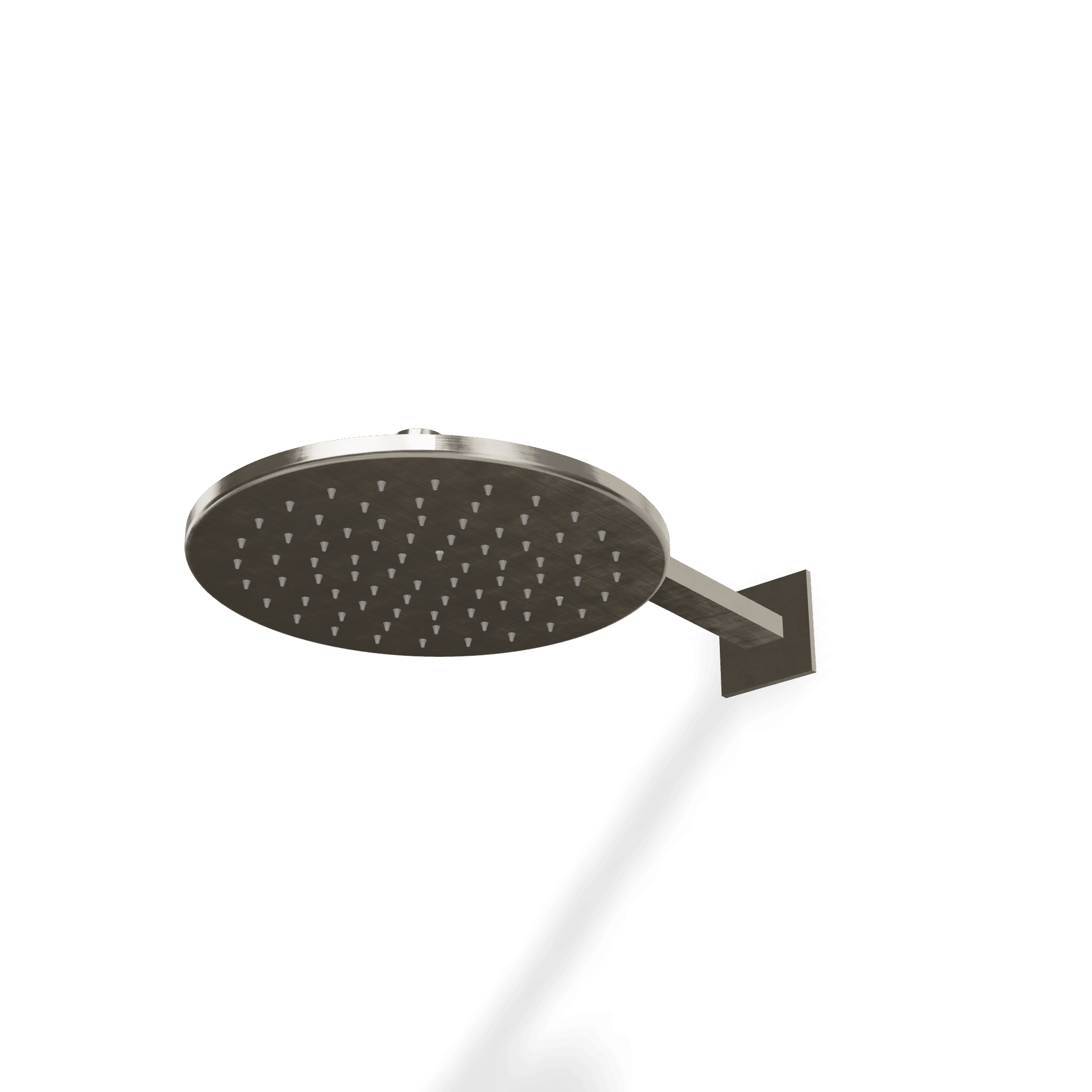 Верхний душ диаметр 250 мм с кронштейном 320 мм из стены