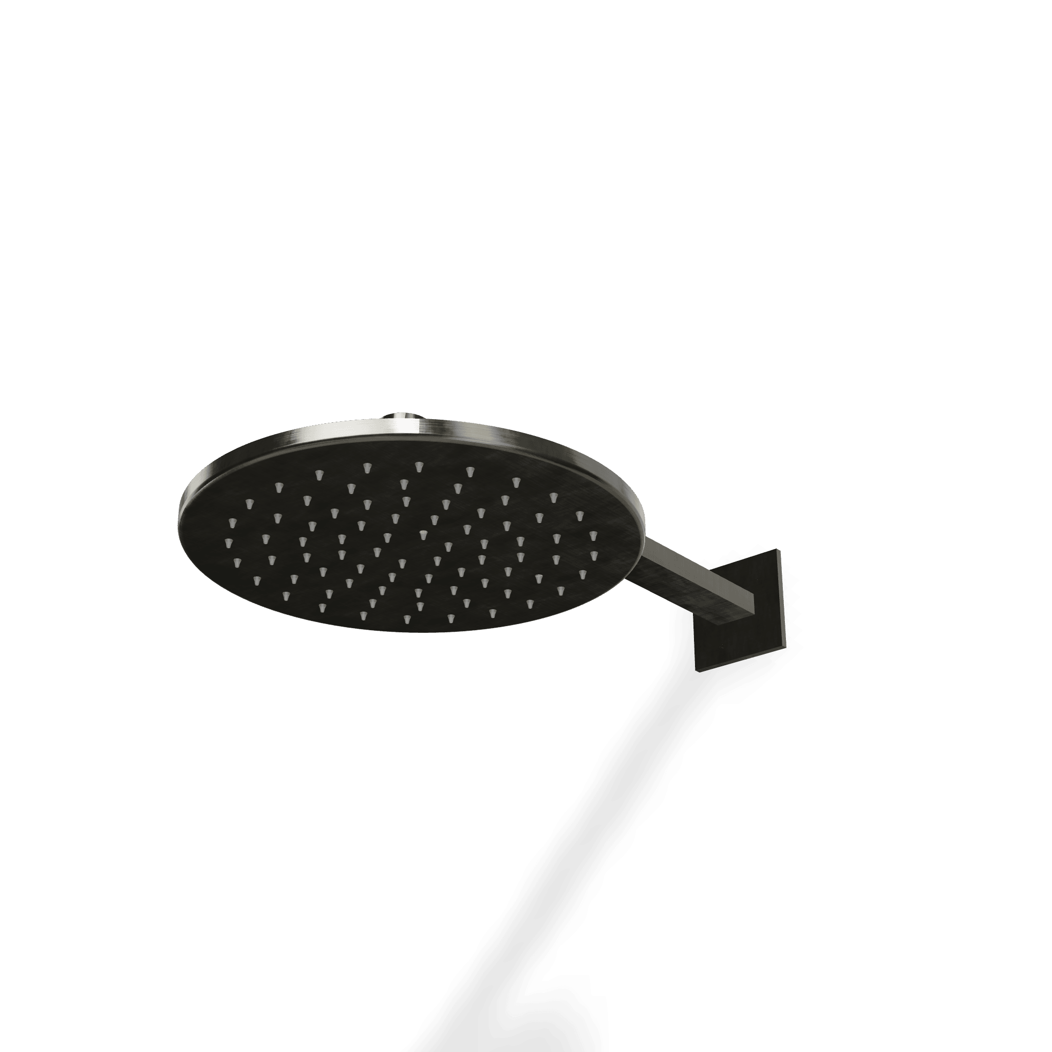 Верхний душ диаметр 250 мм с кронштейном 320 мм из стены