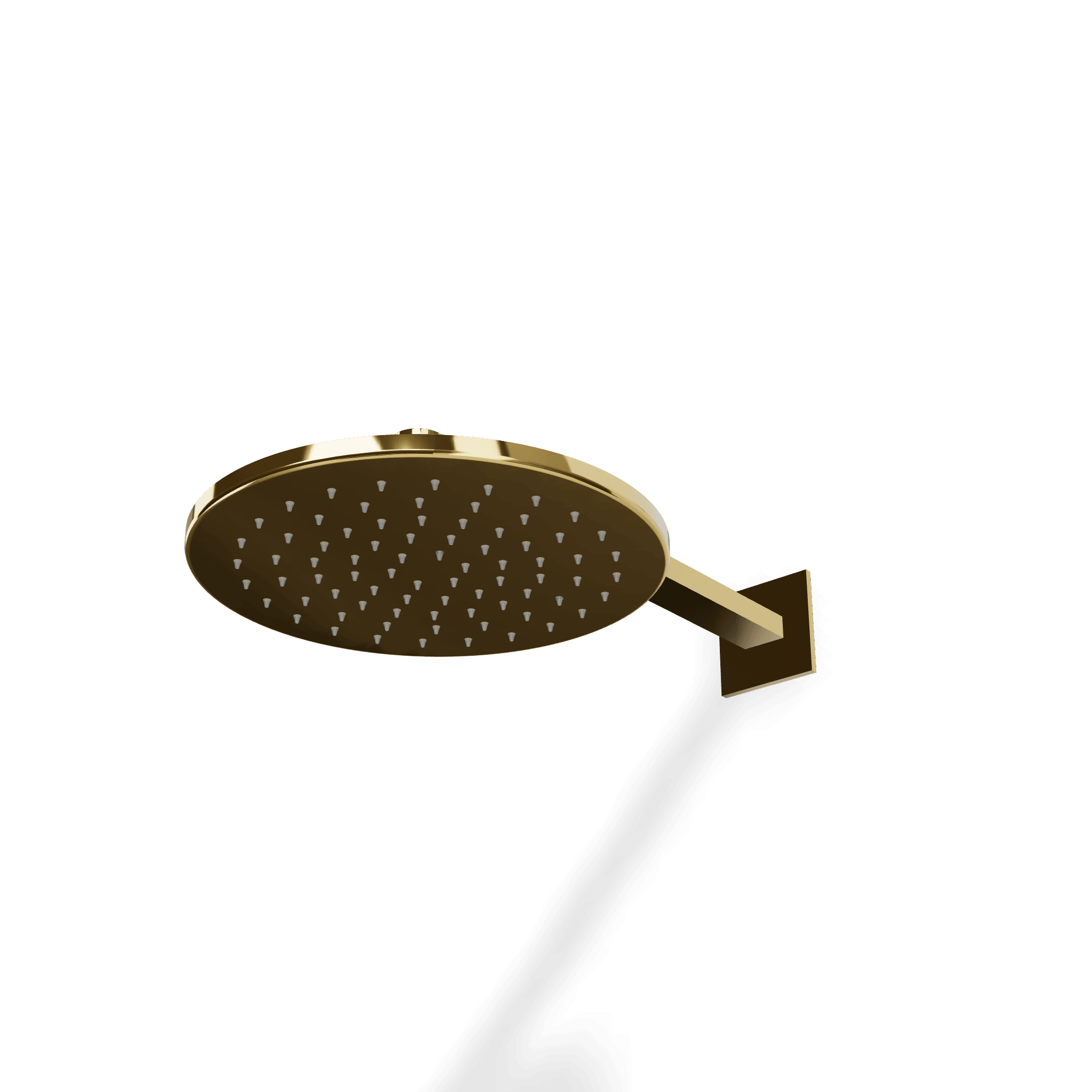 Верхний душ диаметр 250 мм с кронштейном 320 мм из стены