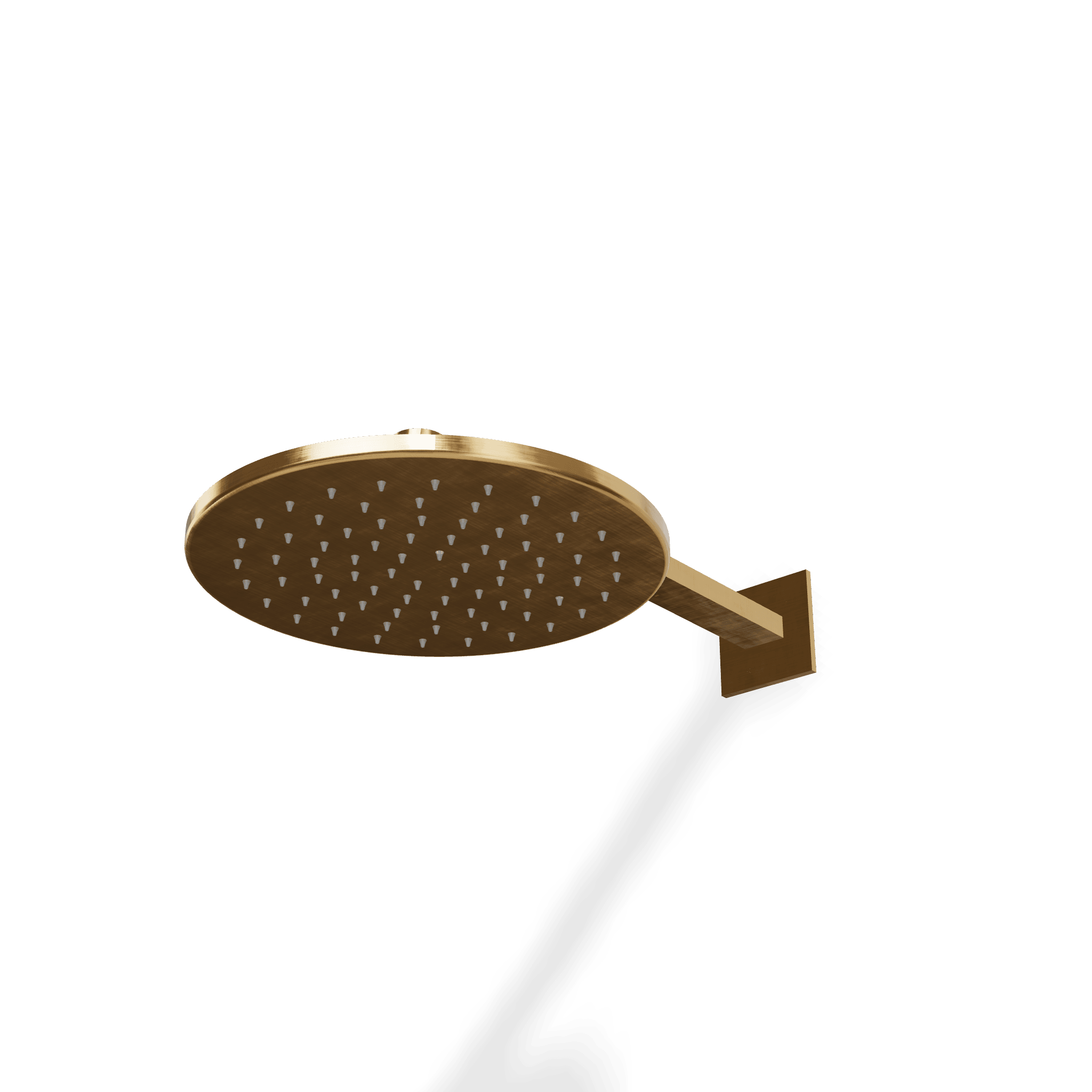 Верхний душ диаметр 250 мм с кронштейном 320 мм из стены