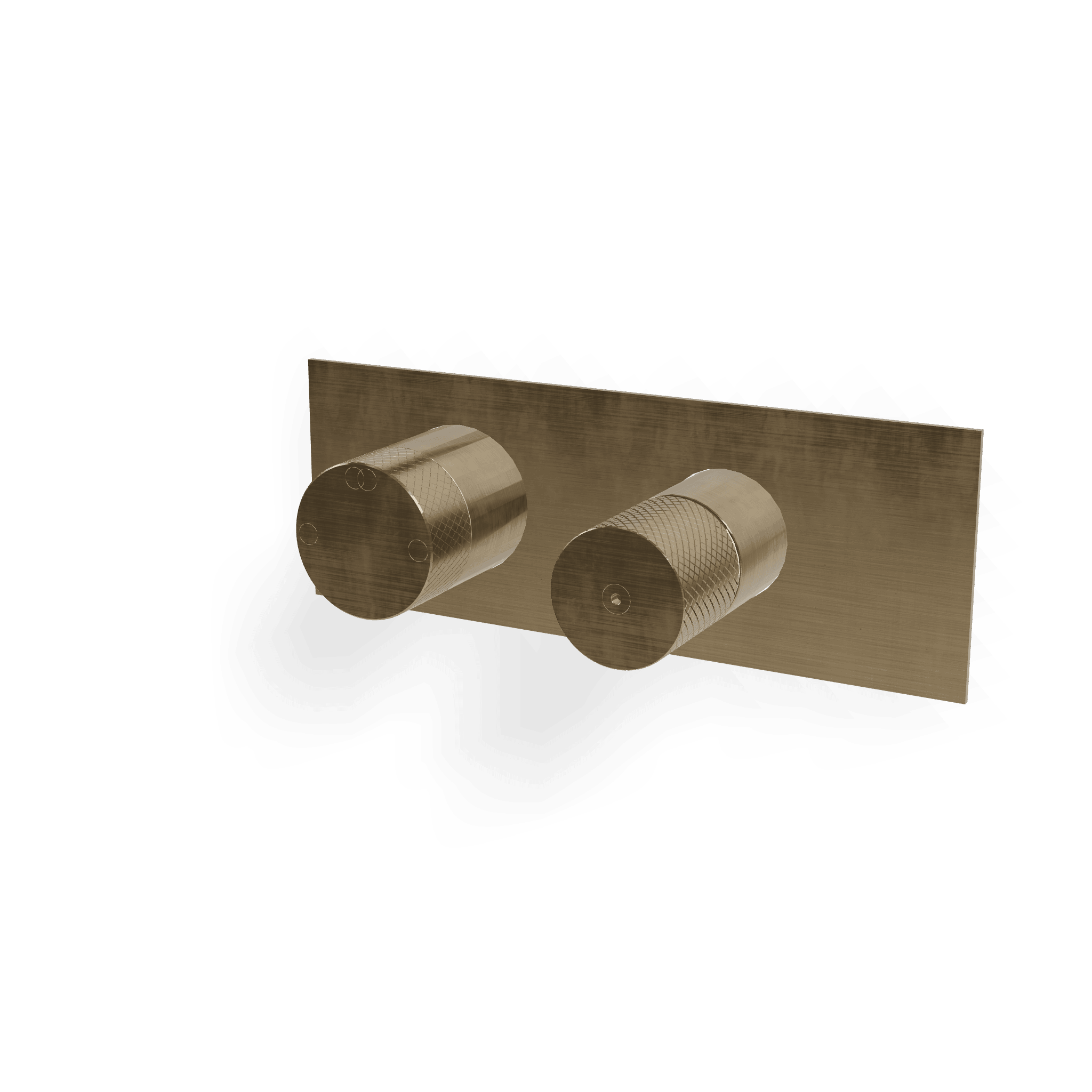 Внешняя часть смесителя для душа на 2 потребителя 22mm