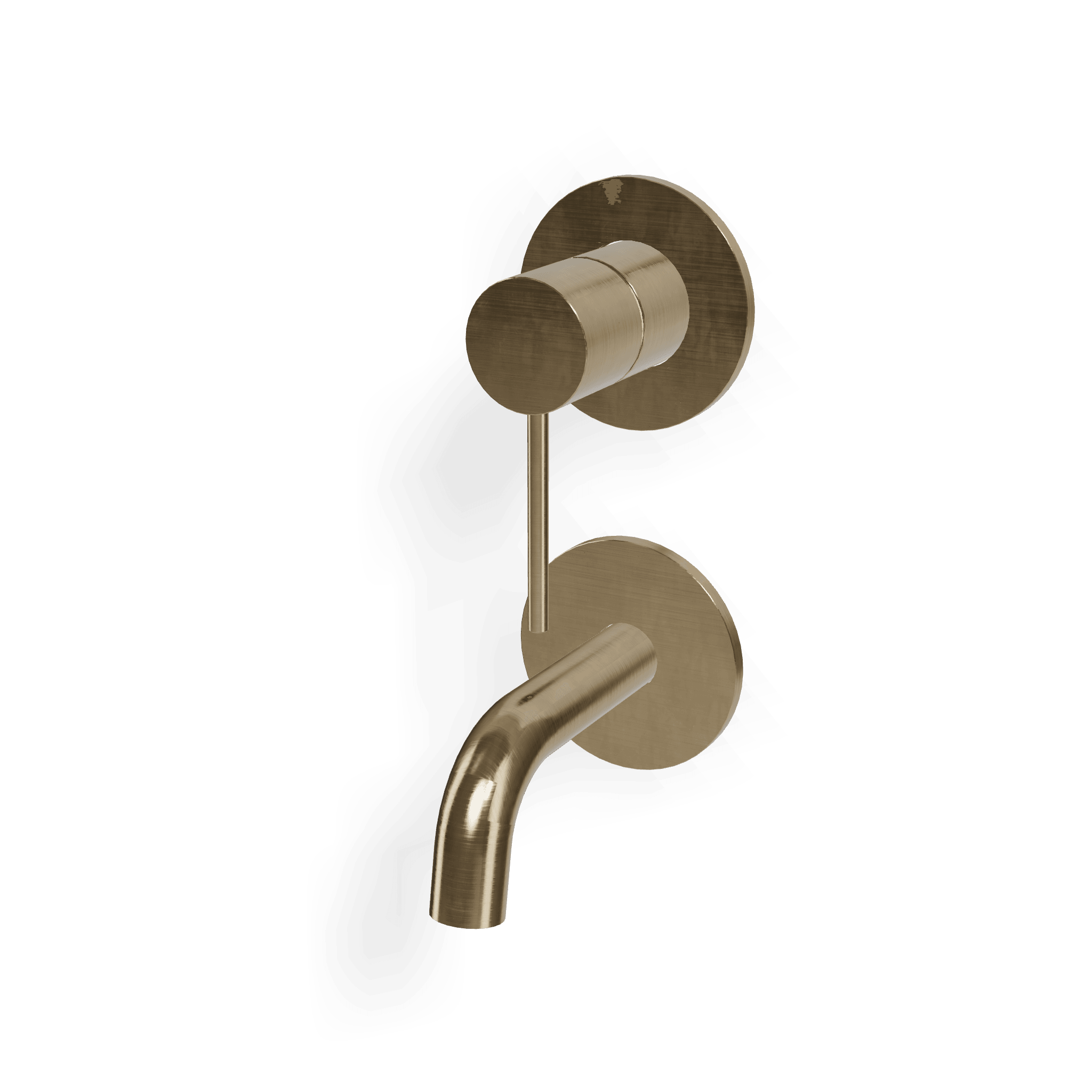 Внешняя часть смесителя для раковины из стены 100 мм 40mm