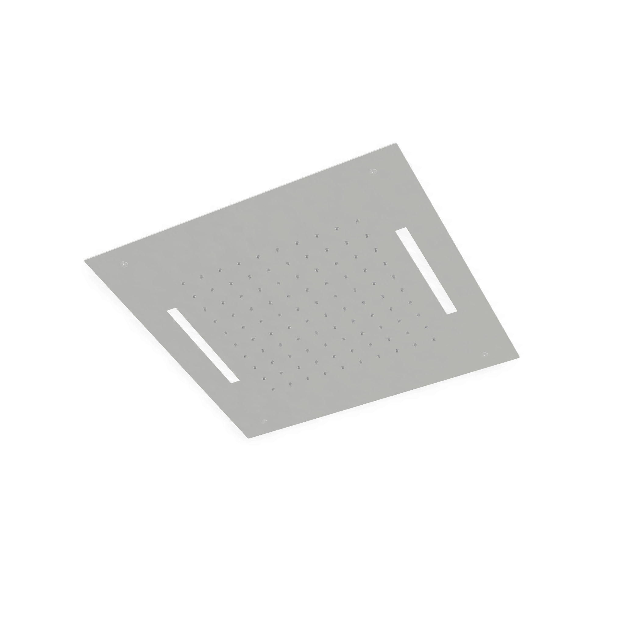 Верхний душ 430х430 мм встраиваемый с режимом 