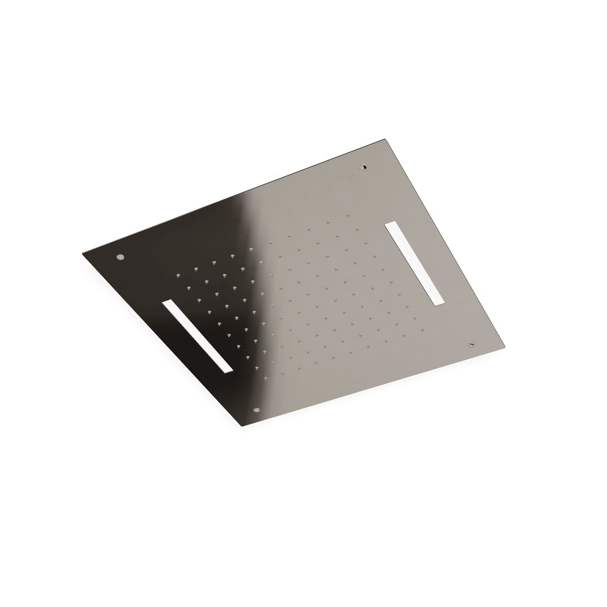 Верхний душ 430х430 мм встраиваемый с режимом 