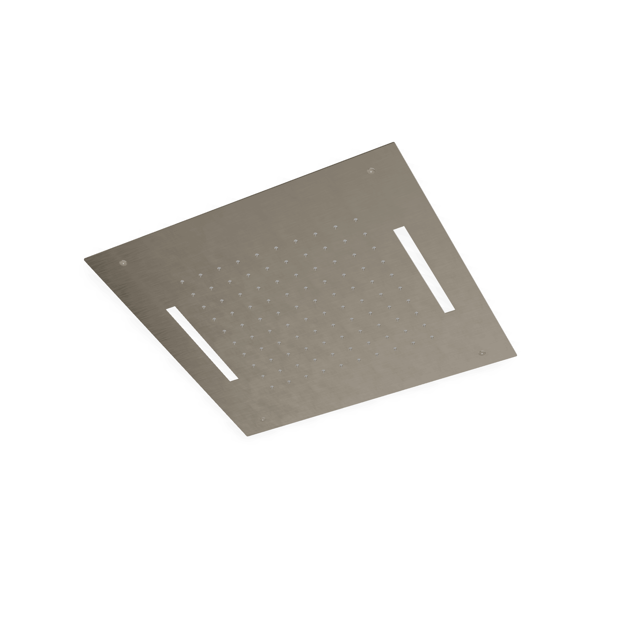 Верхний душ 430х430 мм встраиваемый с режимом 