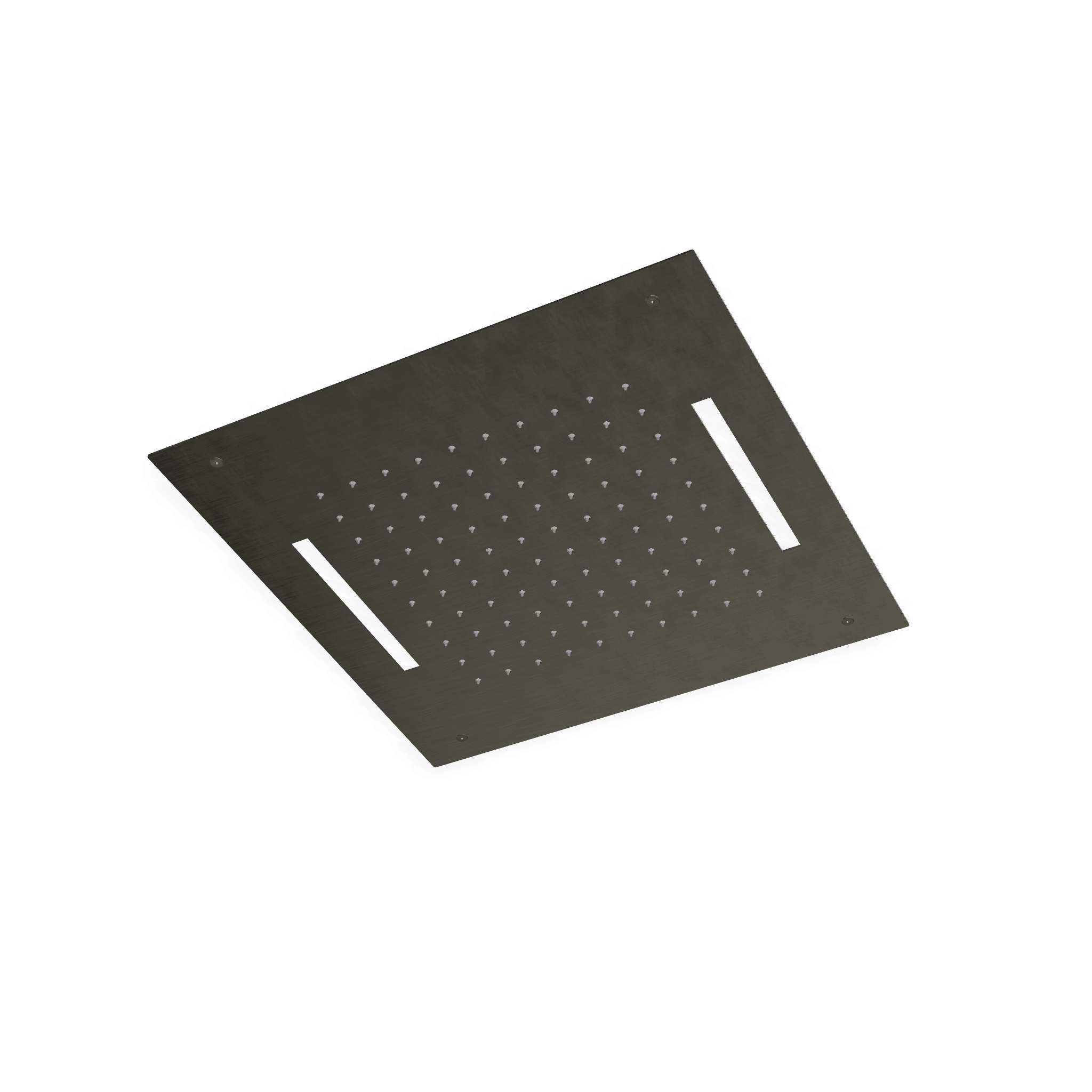 Верхний душ 430х430 мм встраиваемый с режимом 