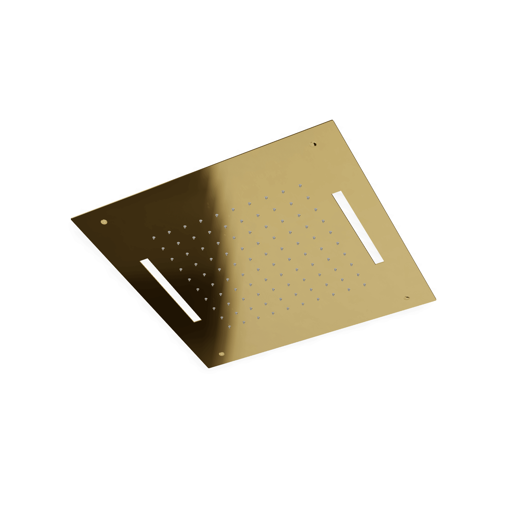 Верхний душ 430х430 мм встраиваемый с режимом 