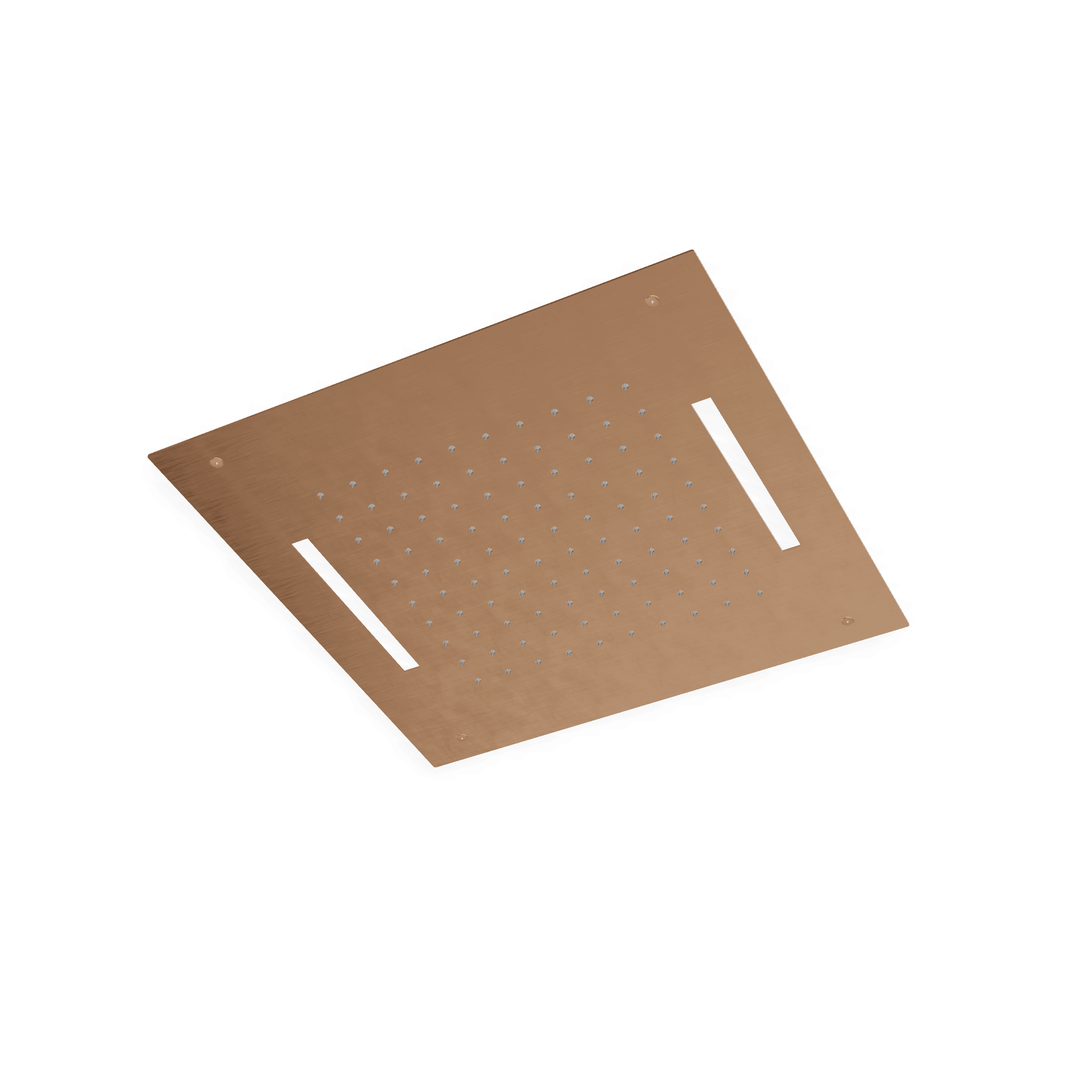 Верхний душ 430х430 мм встраиваемый с режимом 