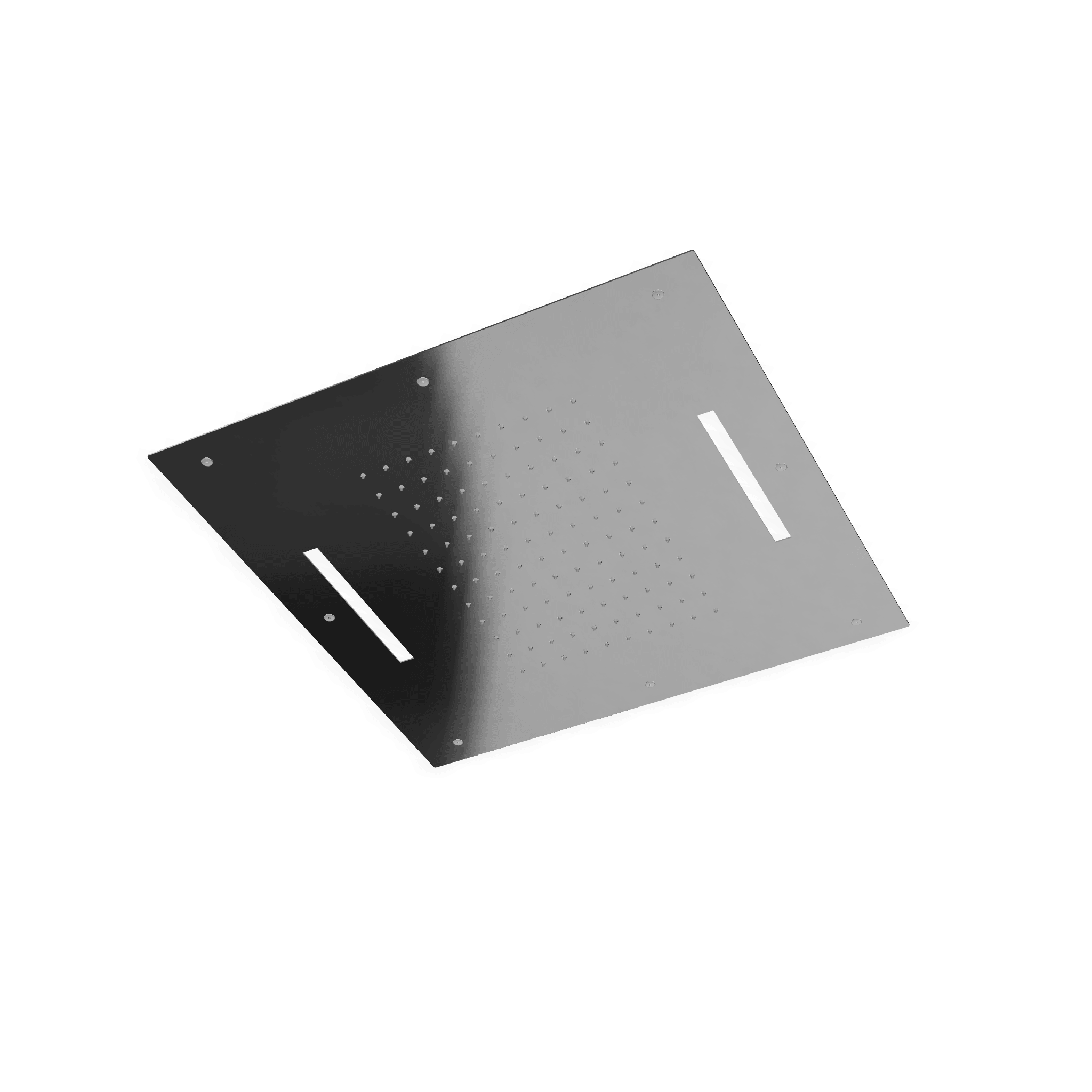 Верхний душ 500х500 мм встраиваемый с режимом 