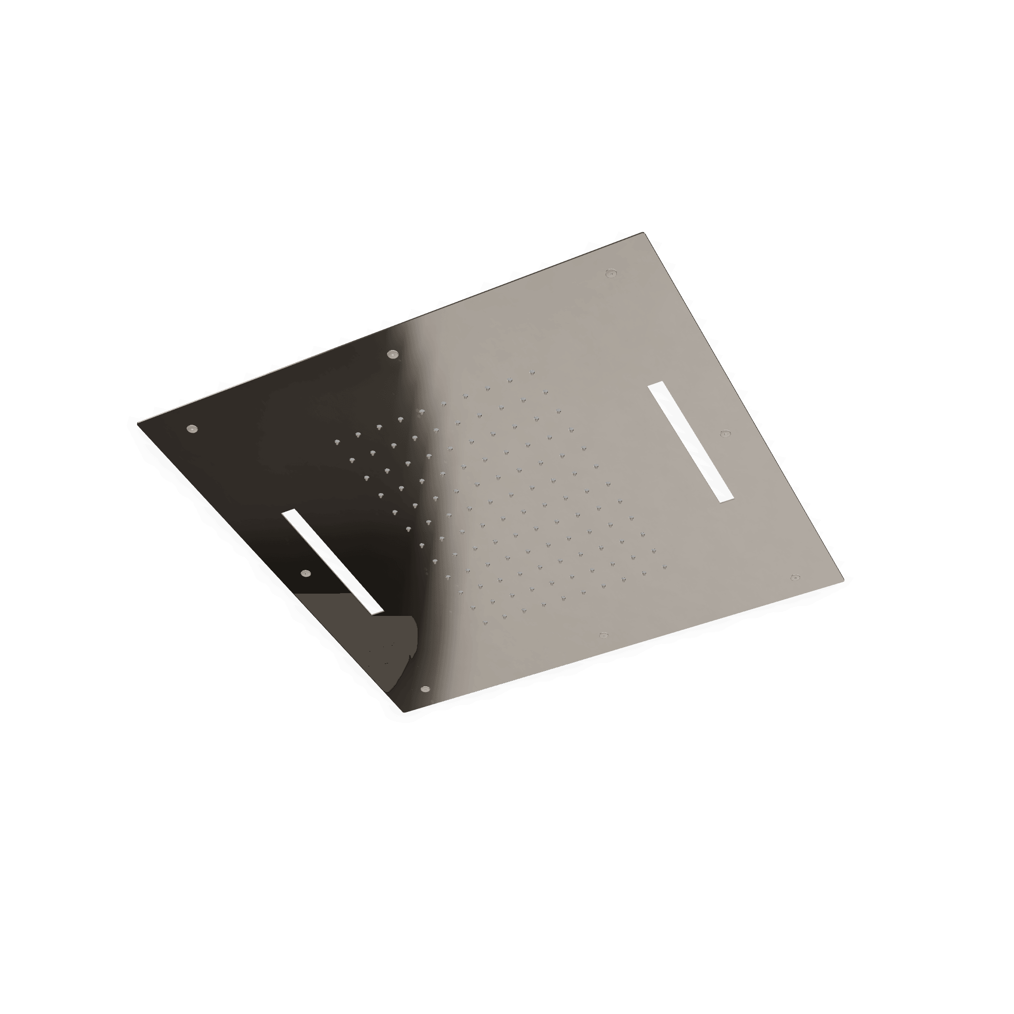 Верхний душ 500х500 мм встраиваемый с режимом 