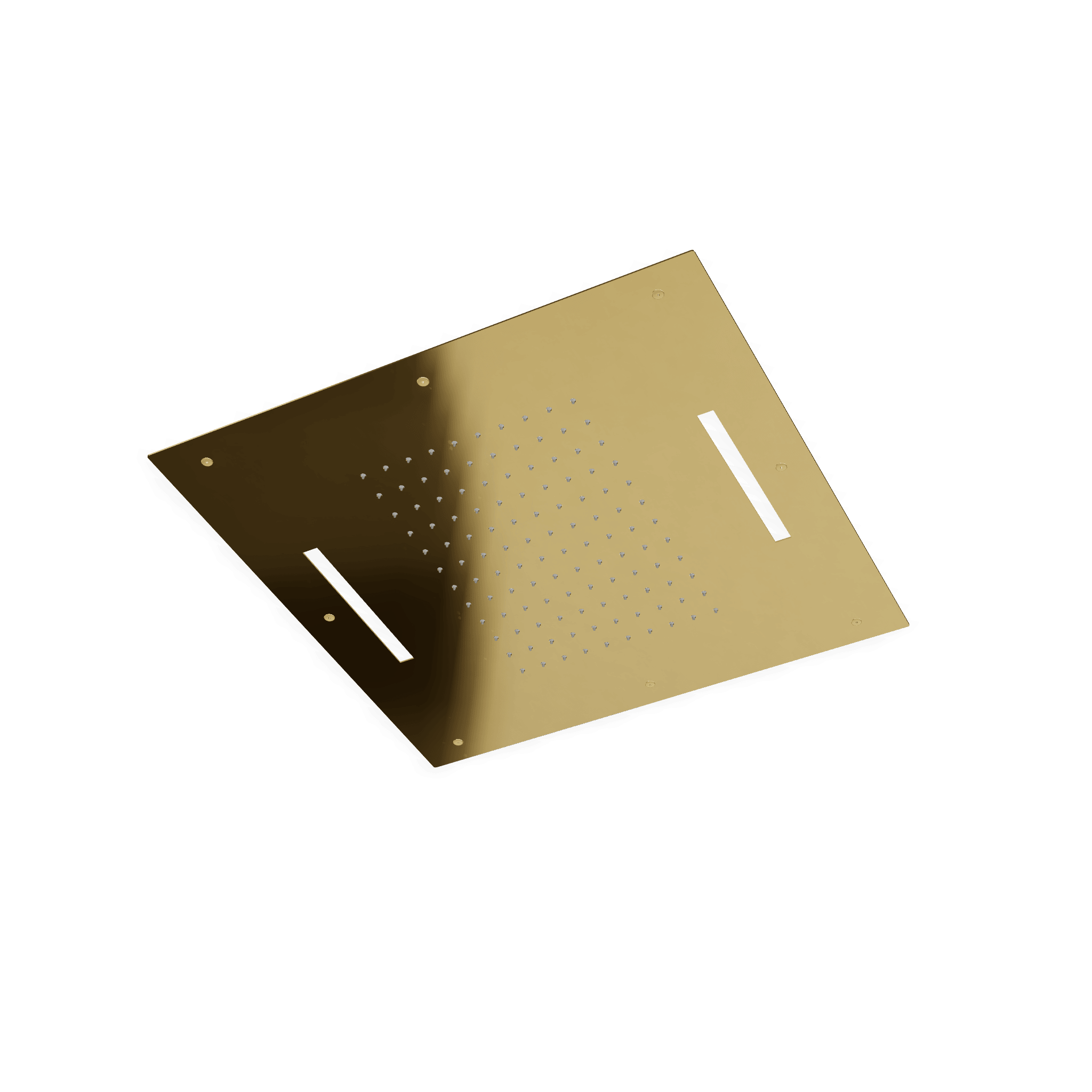 Верхний душ 500х500 мм встраиваемый с режимом 