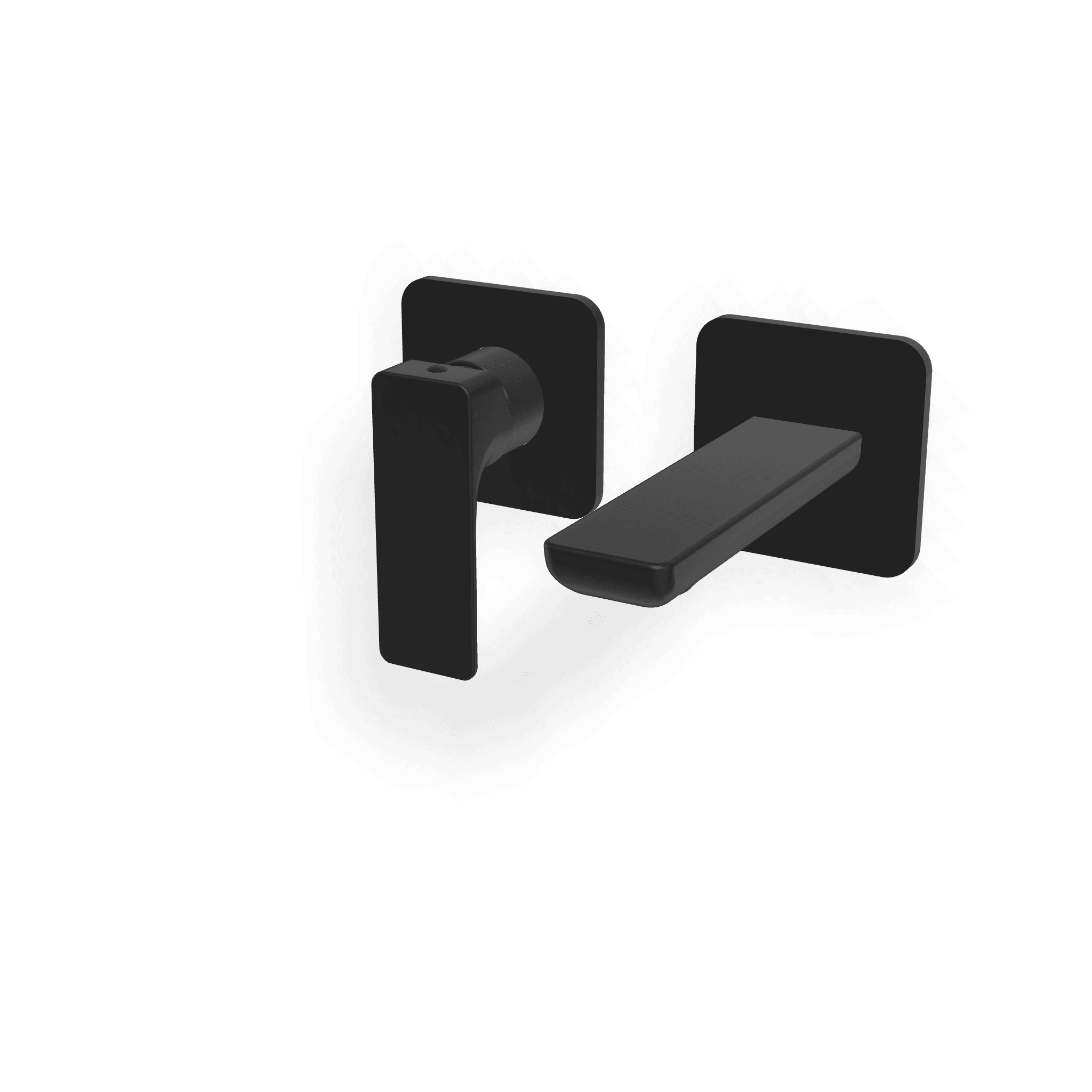 Внешняя часть смесителя для раковины из стены 110 мм Hask