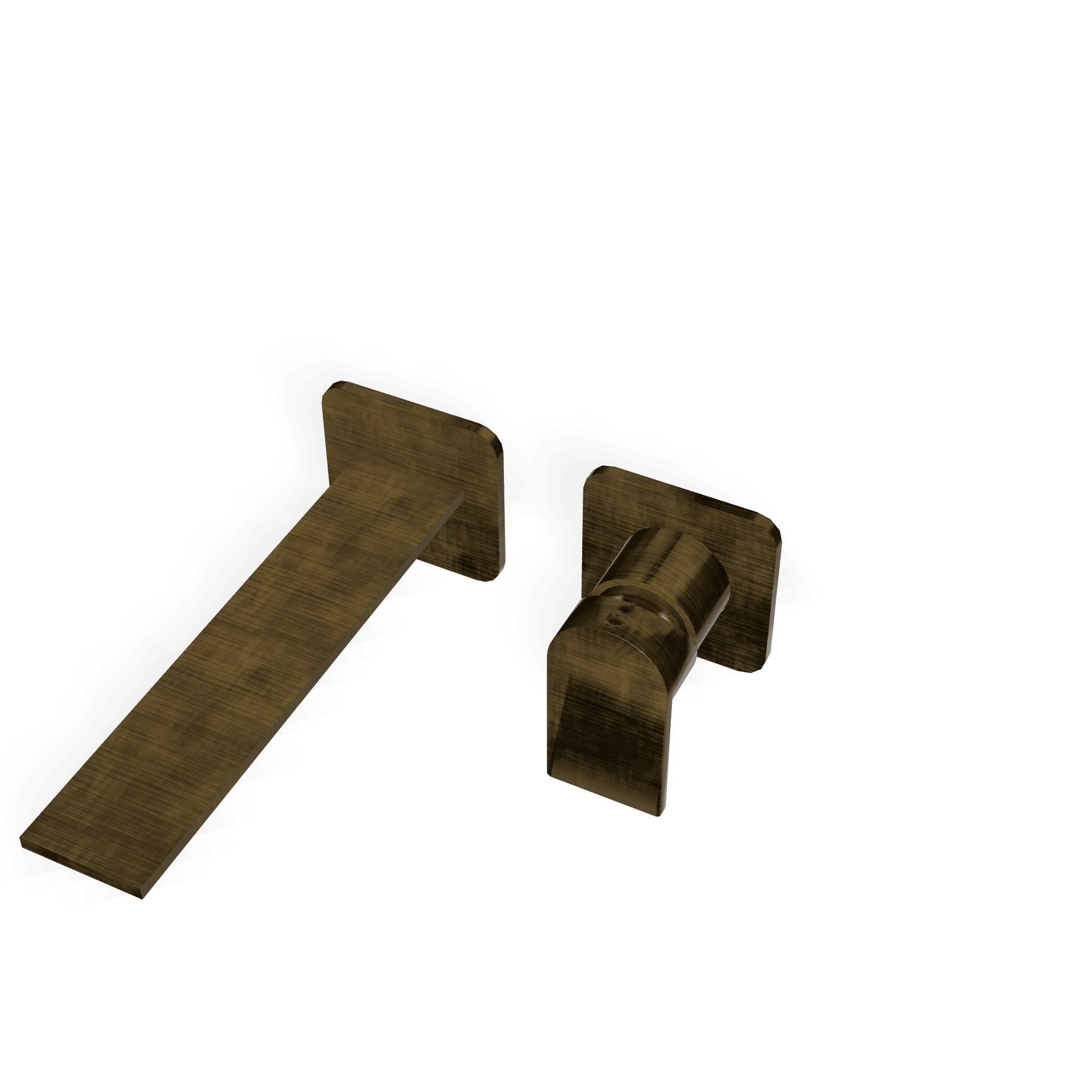 Внешняя часть смесителя для раковины из стены 110 мм Ran