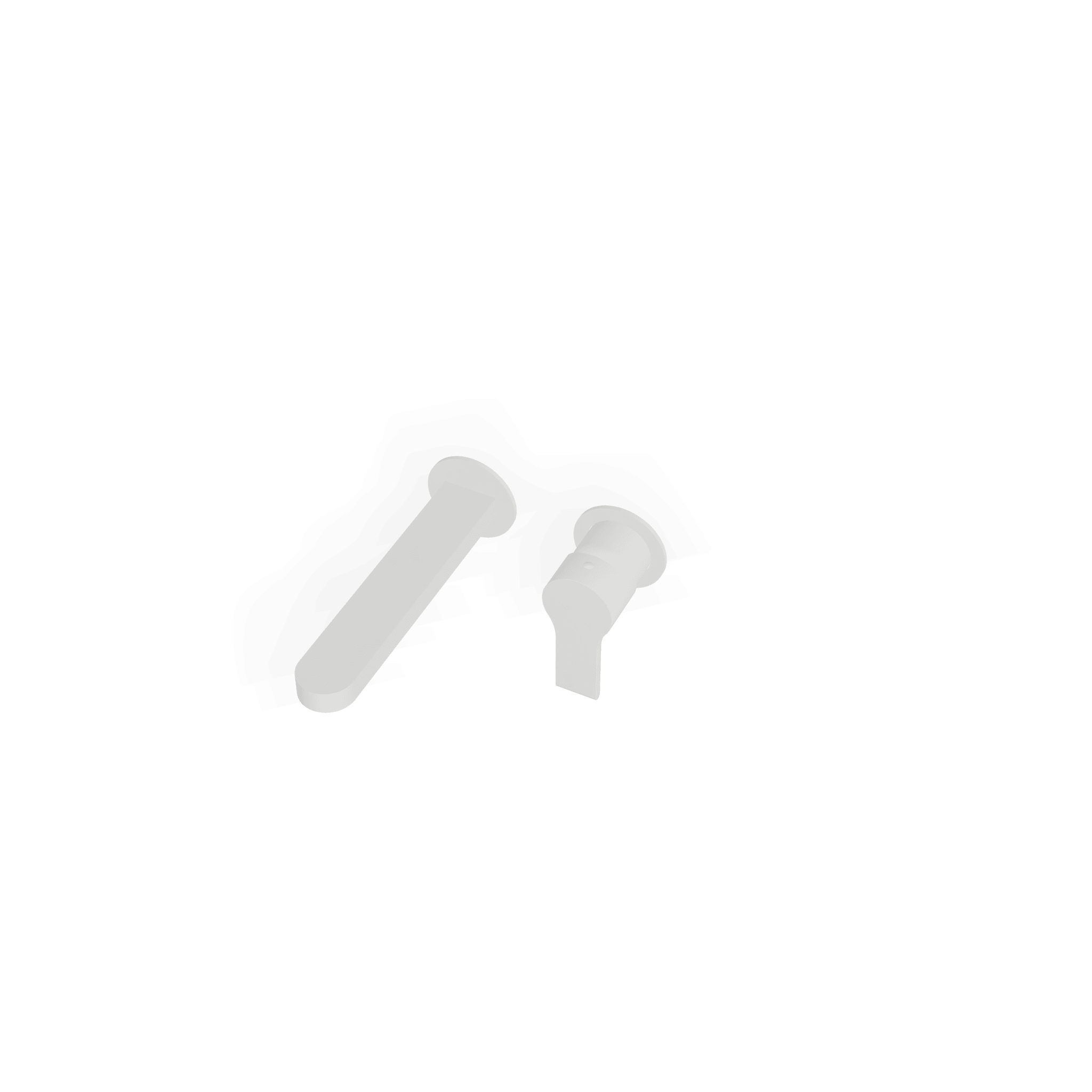 Внешняя часть смесителя для раковины из стены 173 мм Xero+