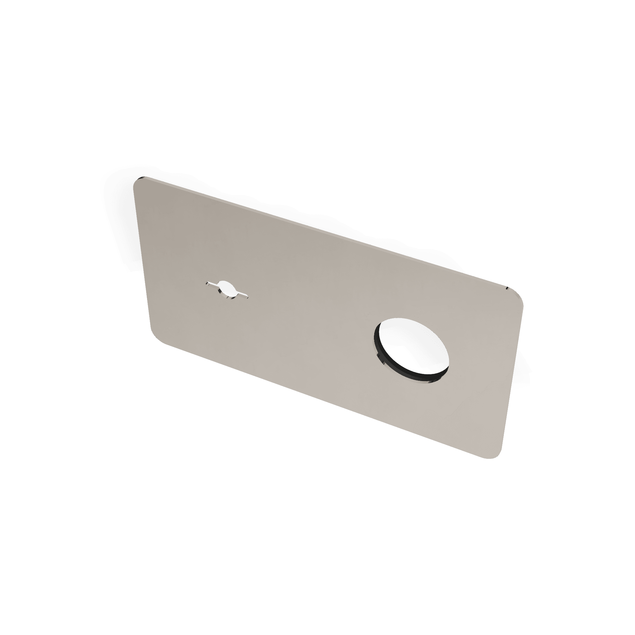 Декоративная панель для встраиваемого смесителя для раковины Ran