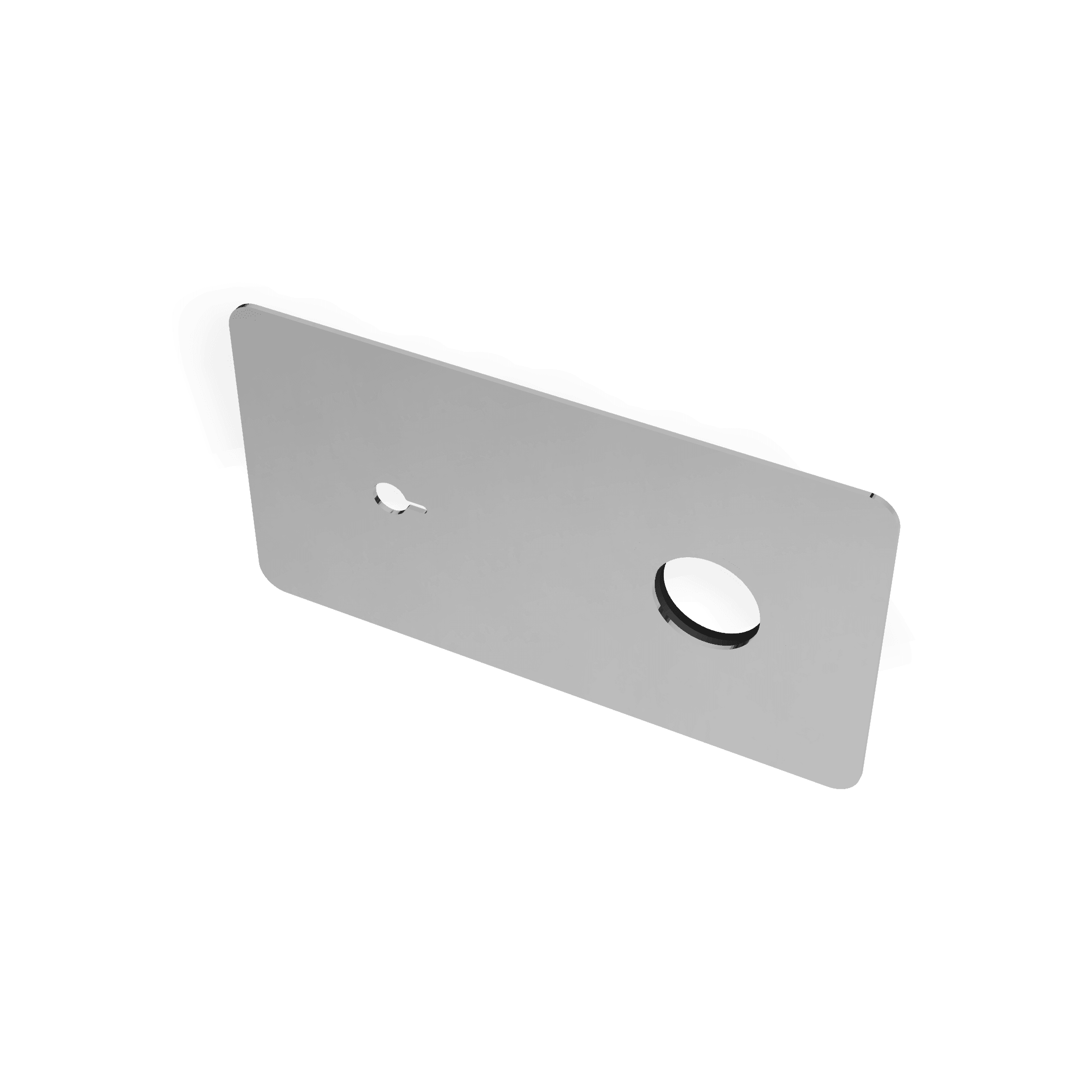 Декоративная панель для скрытого смесителя для раковины Hask