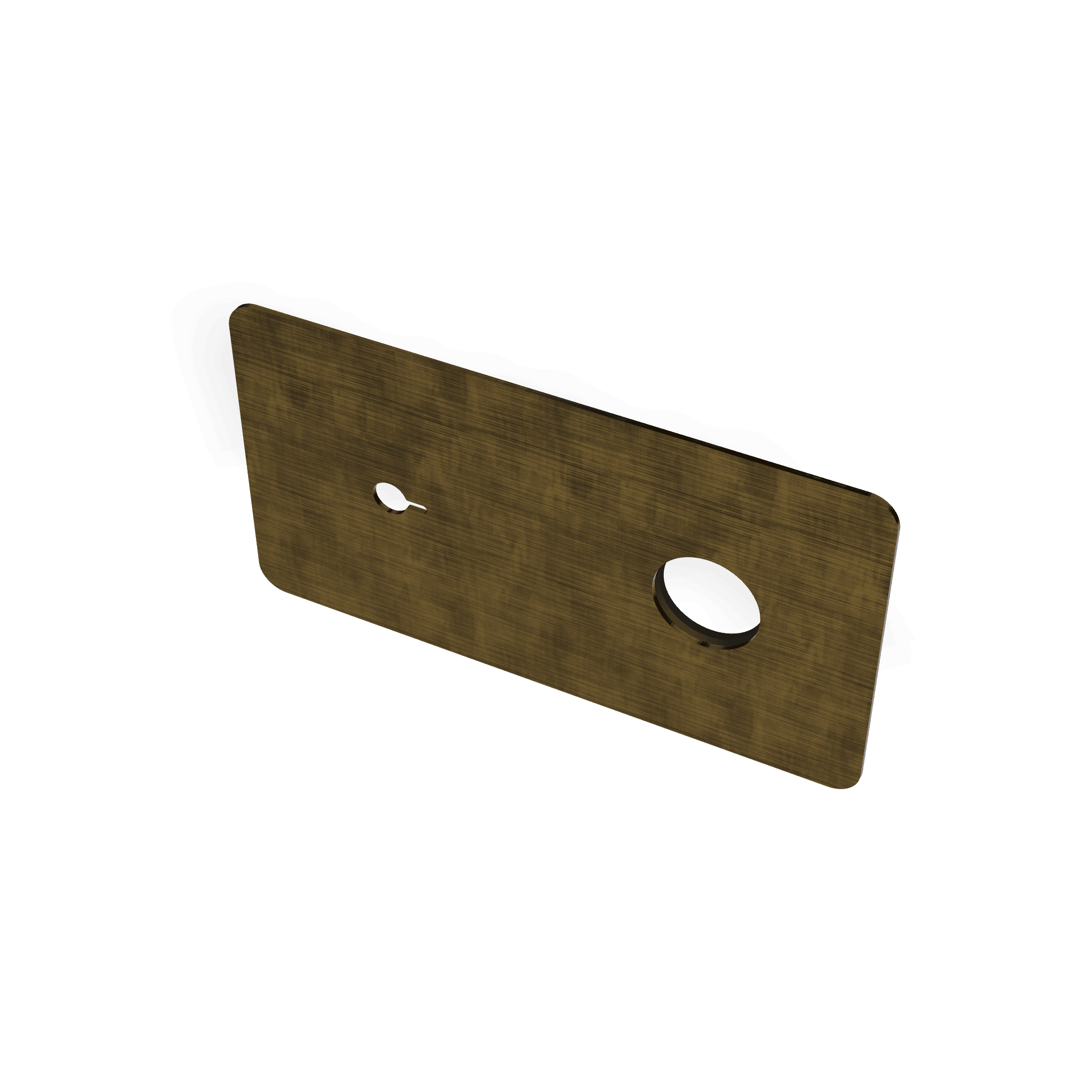 Декоративная панель для скрытого смесителя для раковины Hask