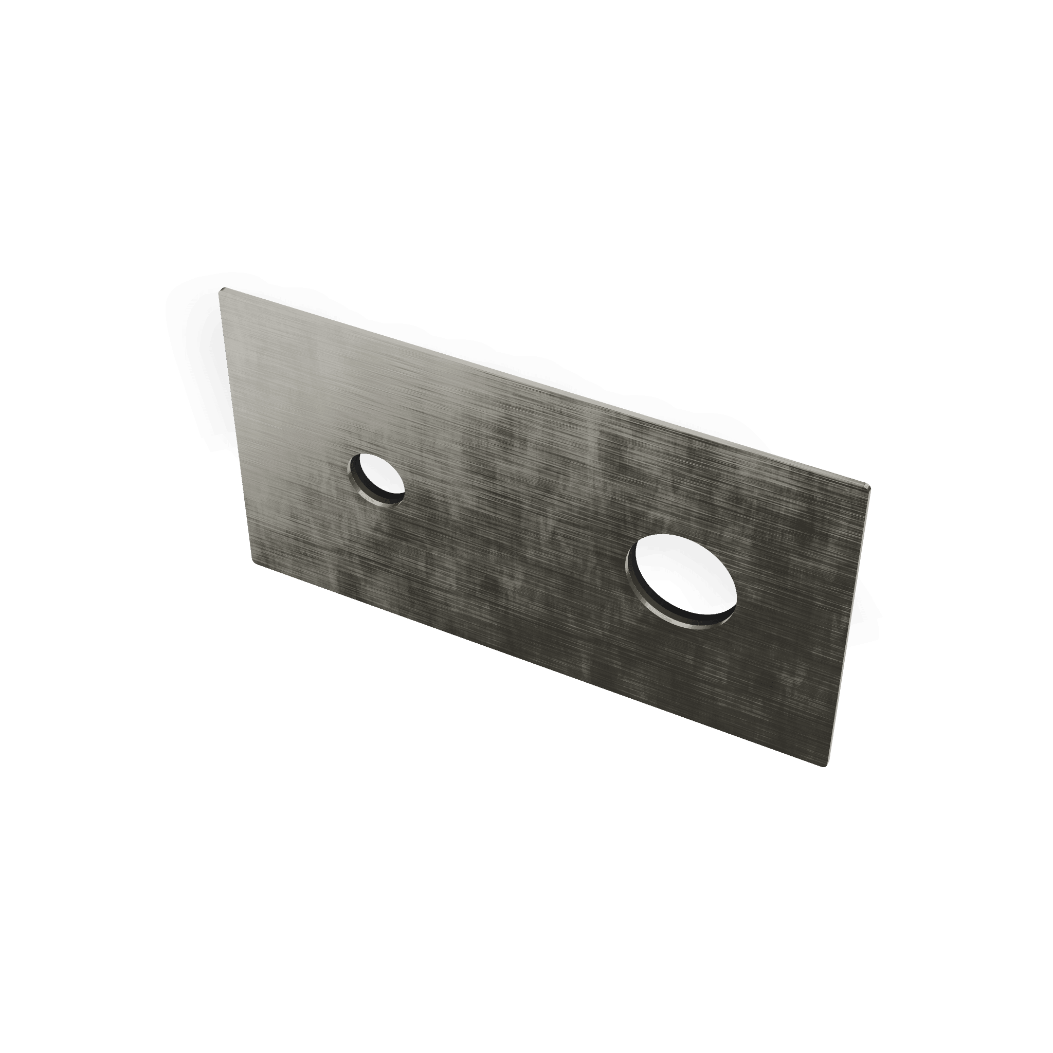 Декоративная панель 220х120 мм для встраиваемого смесителя для раковины 40mm