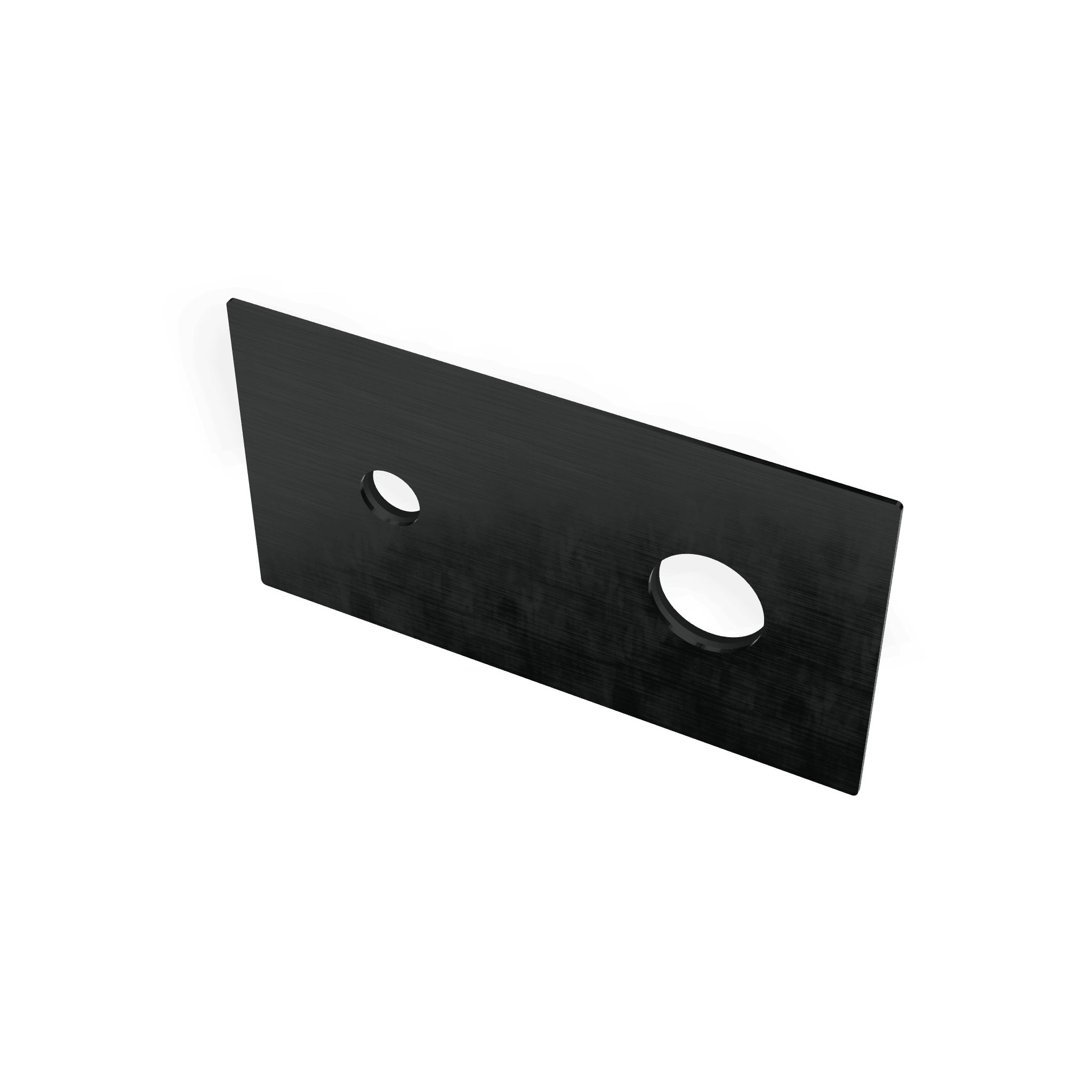 Декоративная панель 220х120 мм для встраиваемого смесителя для раковины 40mm