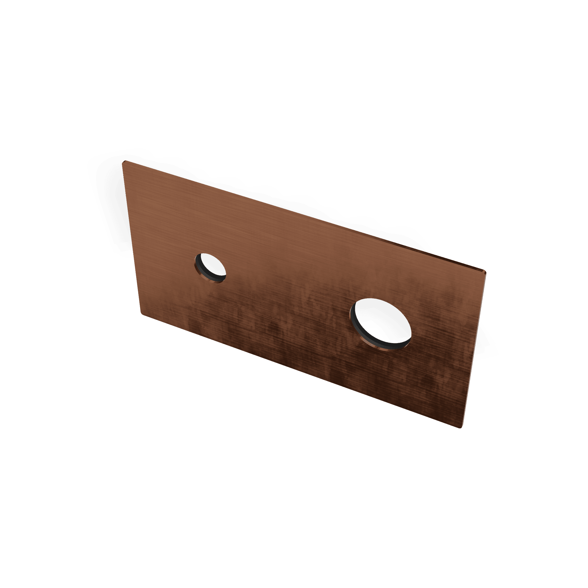 Декоративная панель 220х120 мм для встраиваемого смесителя для раковины 40mm