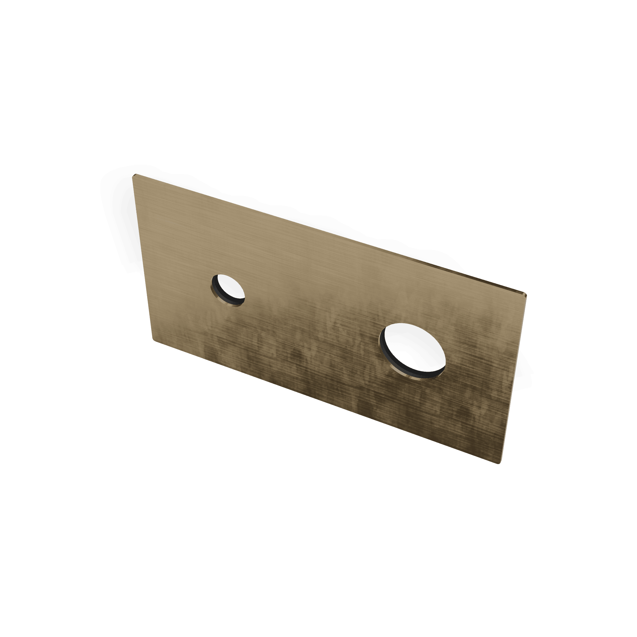 Декоративная панель 220х120 мм для встраиваемого смесителя для раковины 40mm