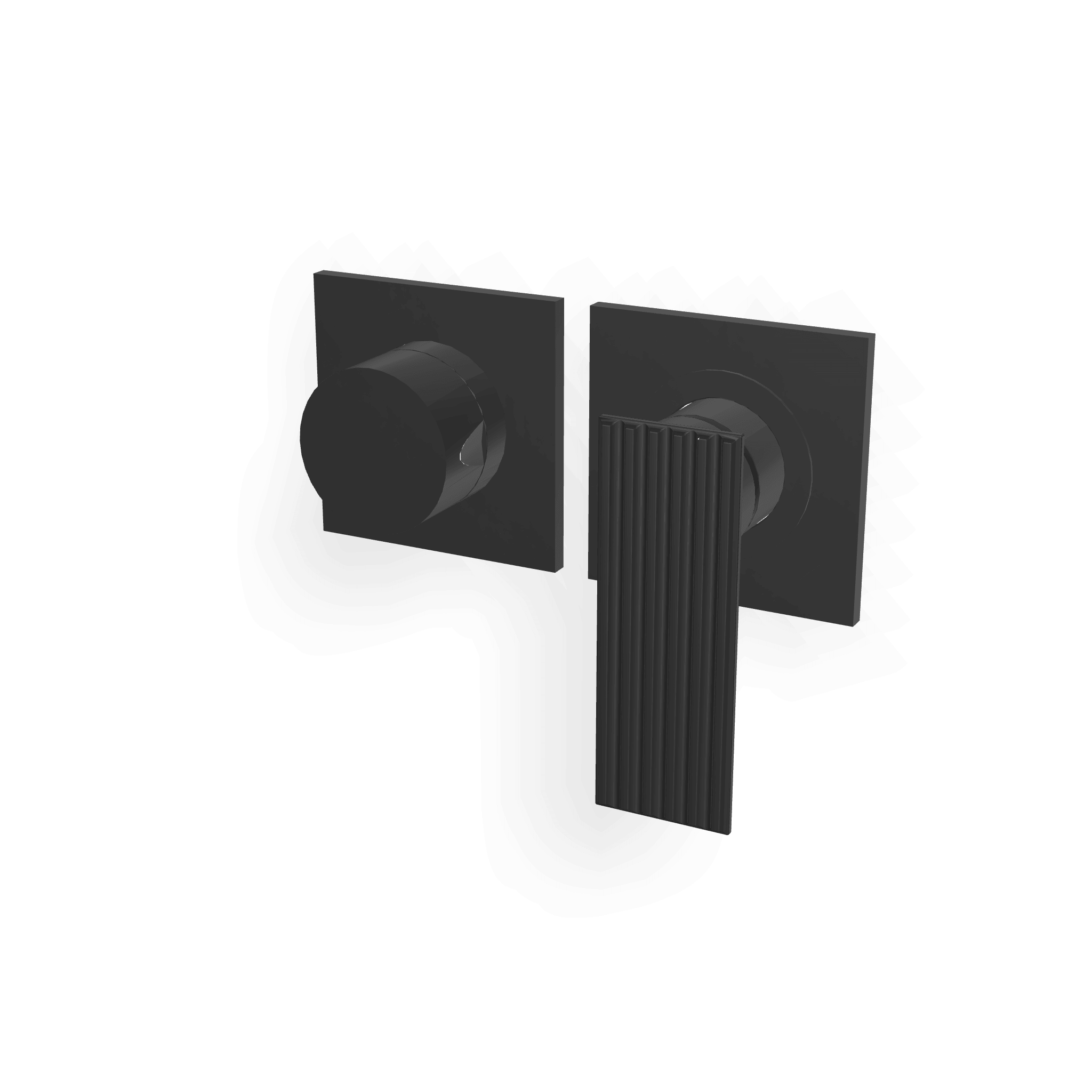 Внешняя часть смесителя для душа на 3 потребителя Ios