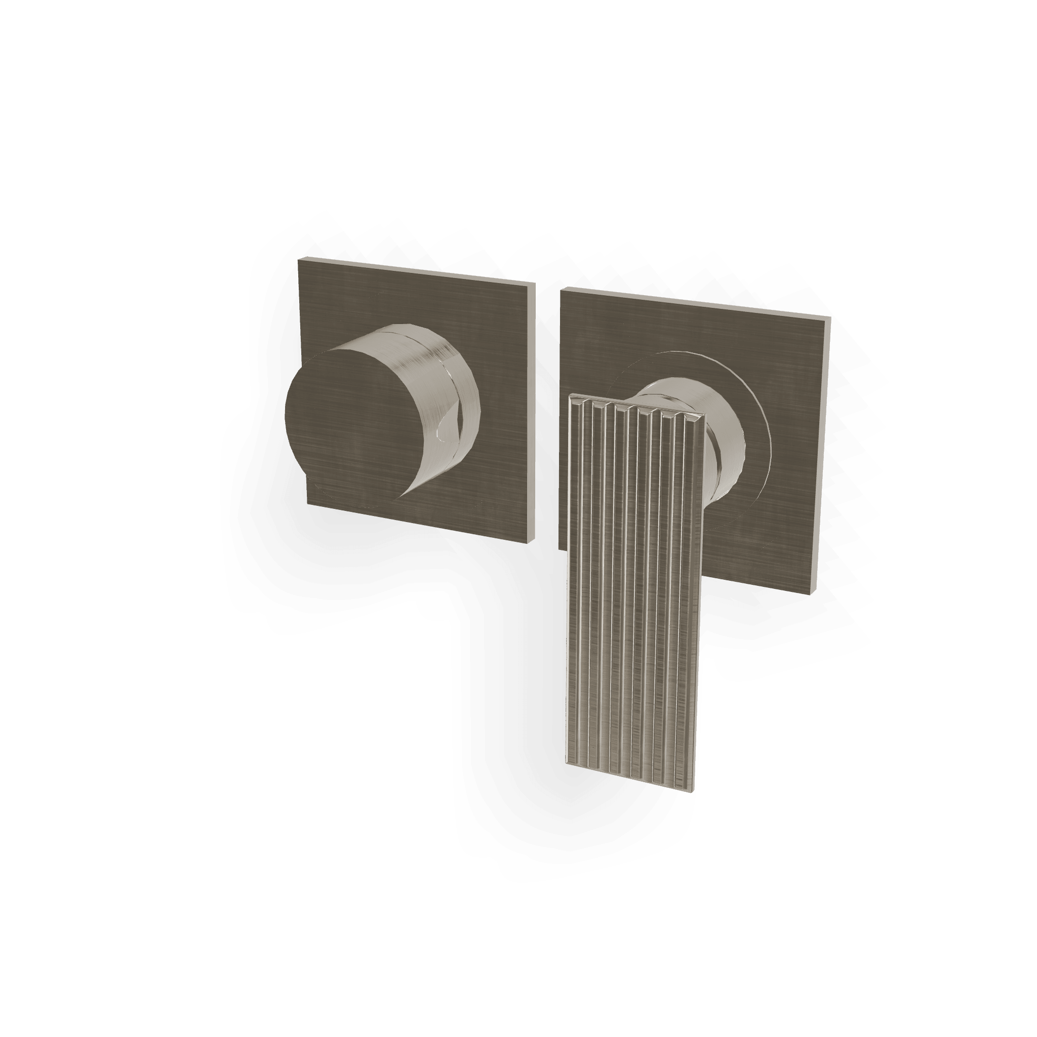 Внешняя часть смесителя для душа на 3 потребителя Ios