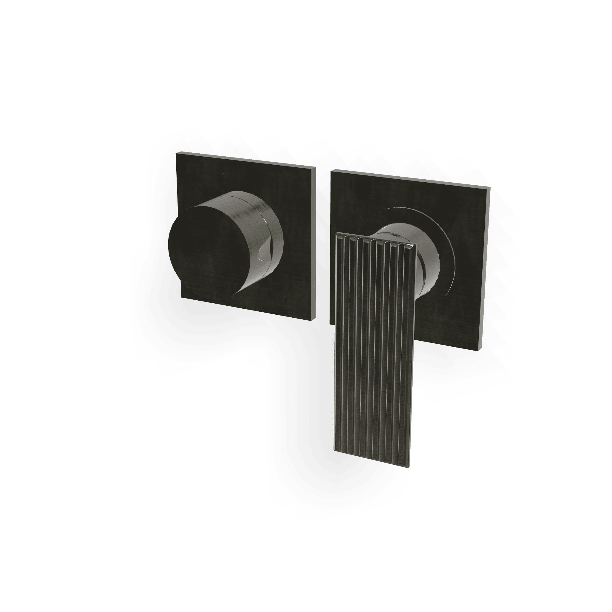 Внешняя часть смесителя для душа на 3 потребителя Ios