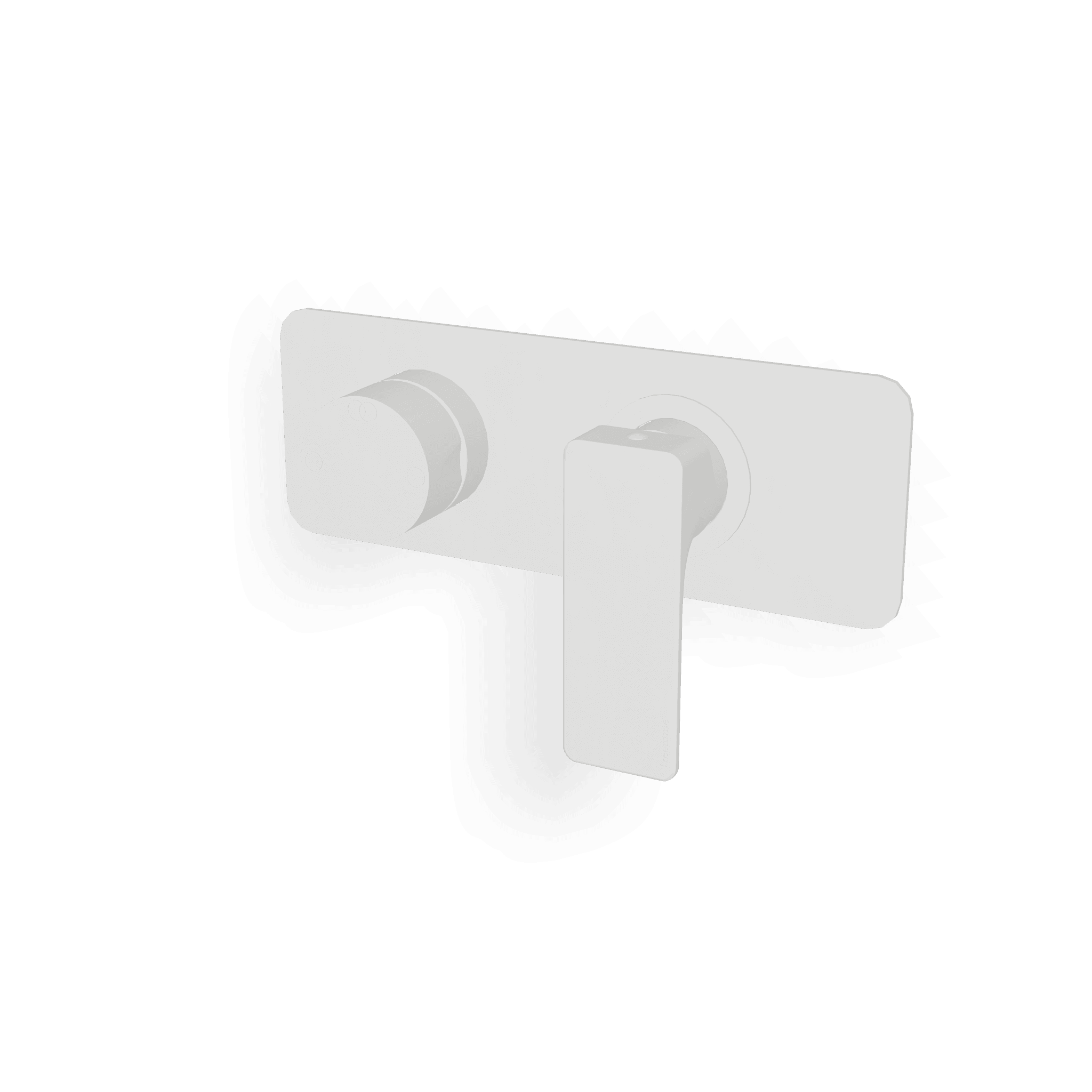 Внешняя часть смесителя для душа на 2 потребителя Hask