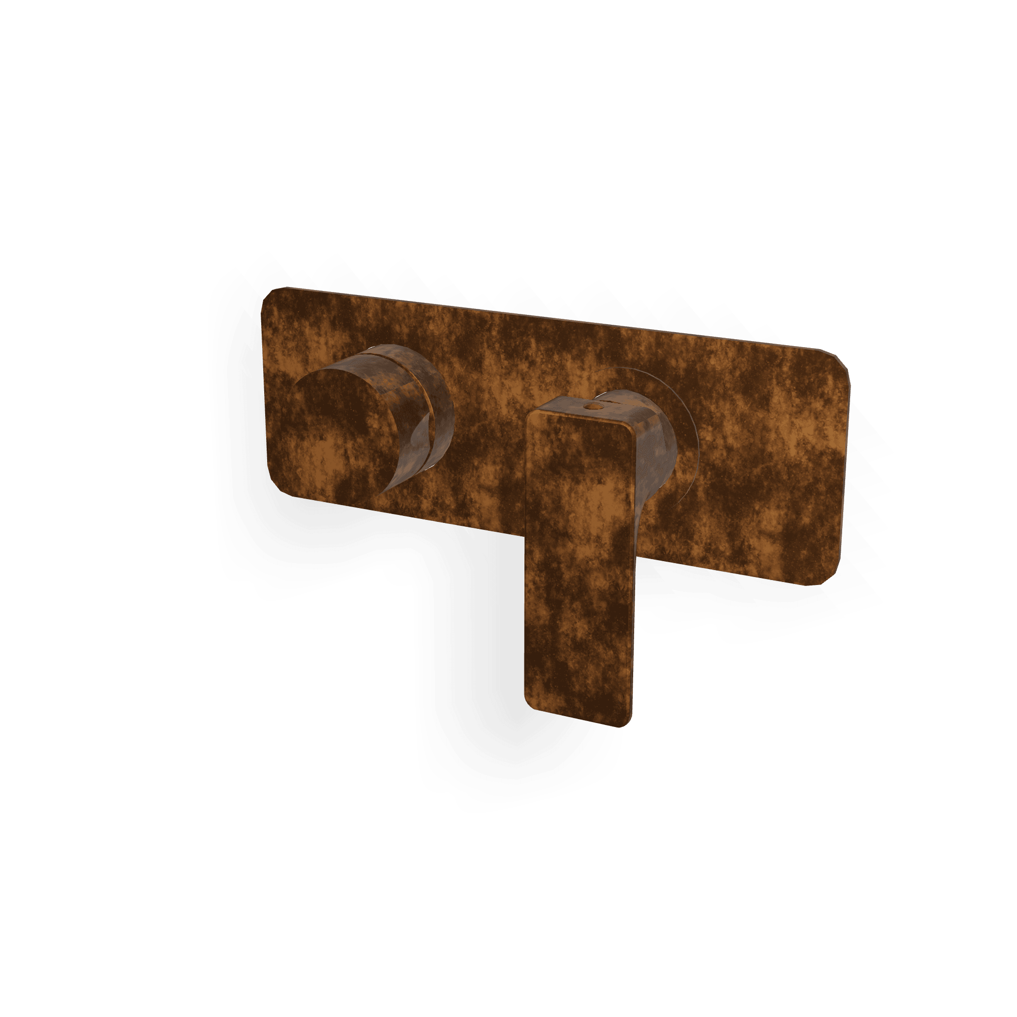 Внешняя часть смесителя для душа на 2 потребителя Hask