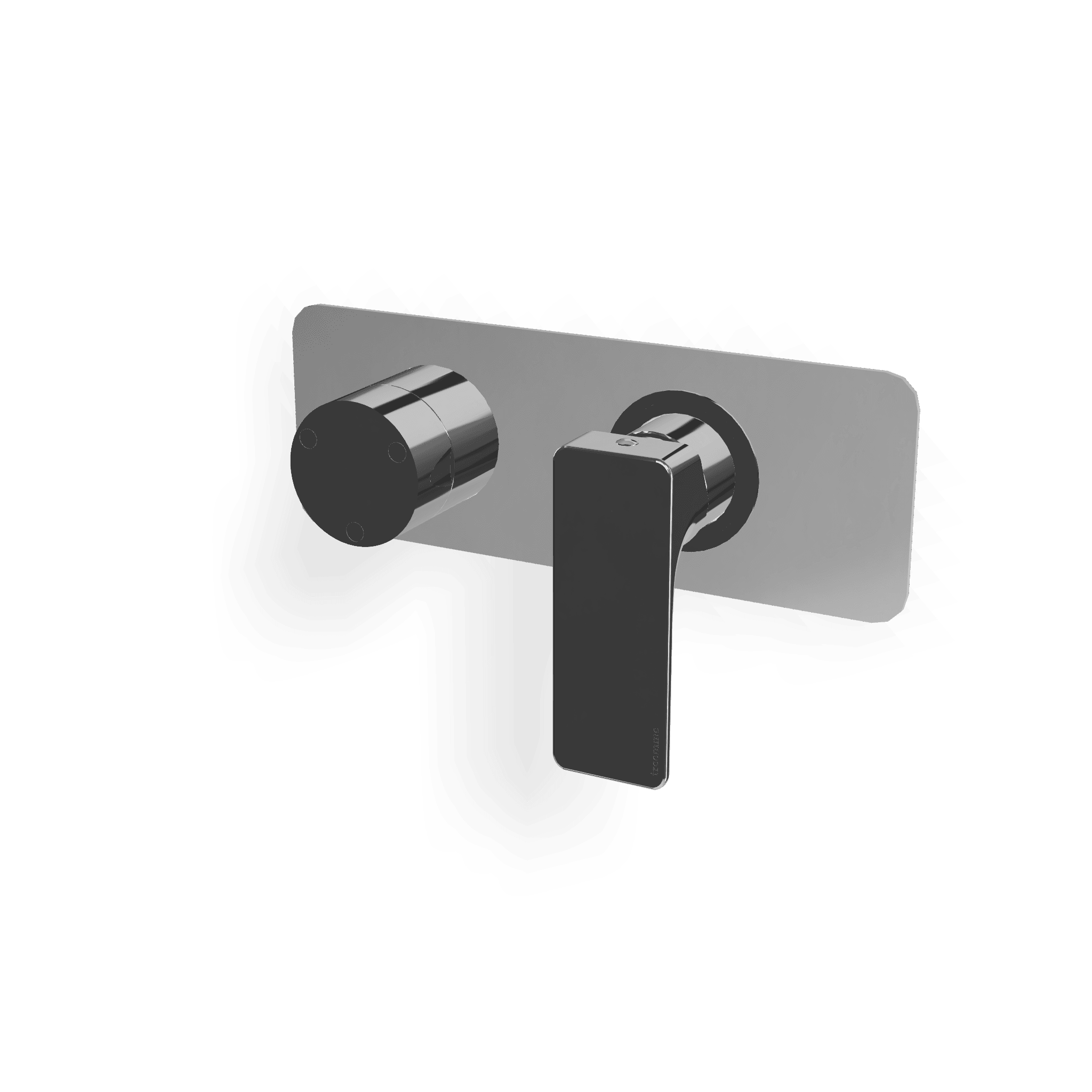 Внешняя часть смесителя для душа на 3 потребителя Hask