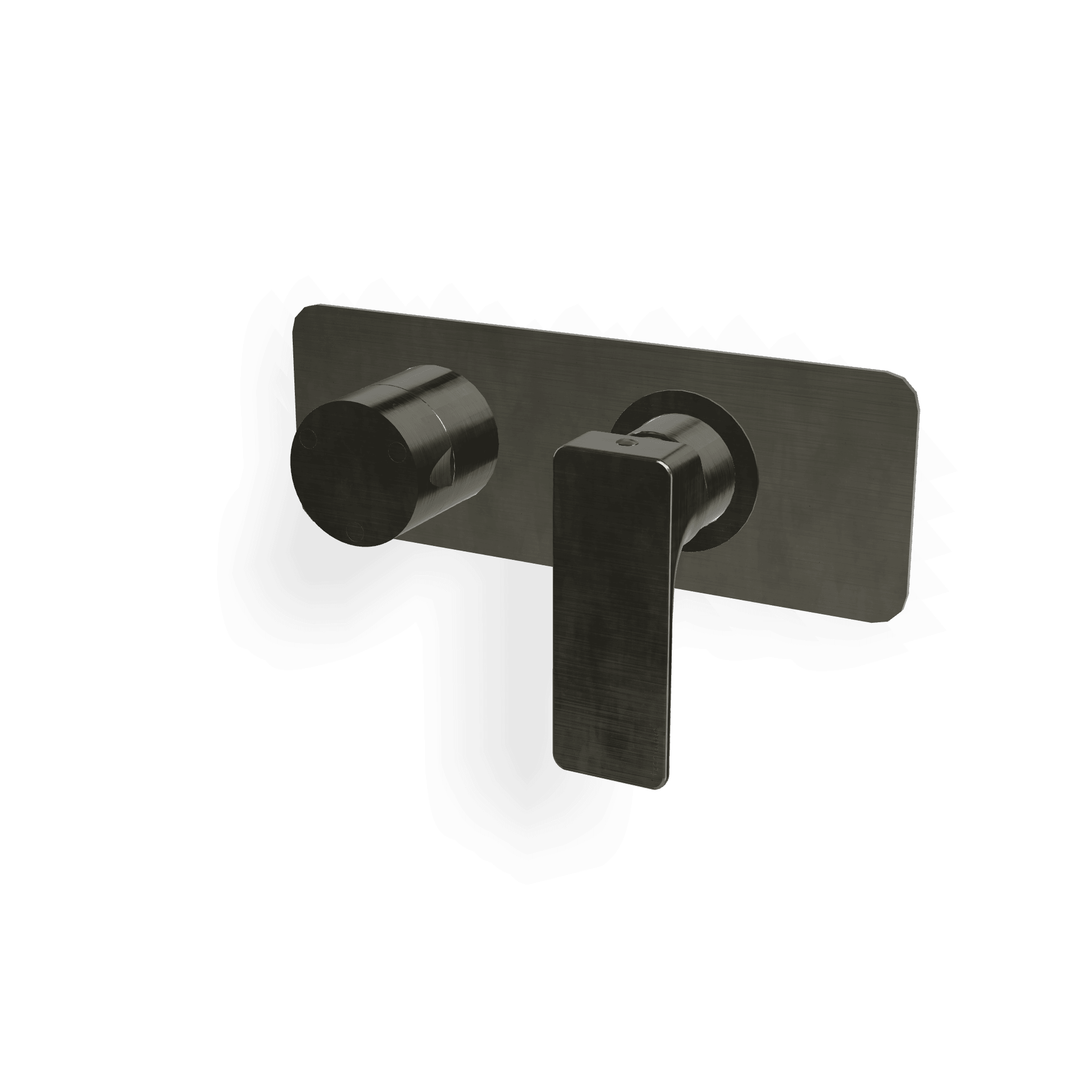 Внешняя часть смесителя для душа на 3 потребителя Hask