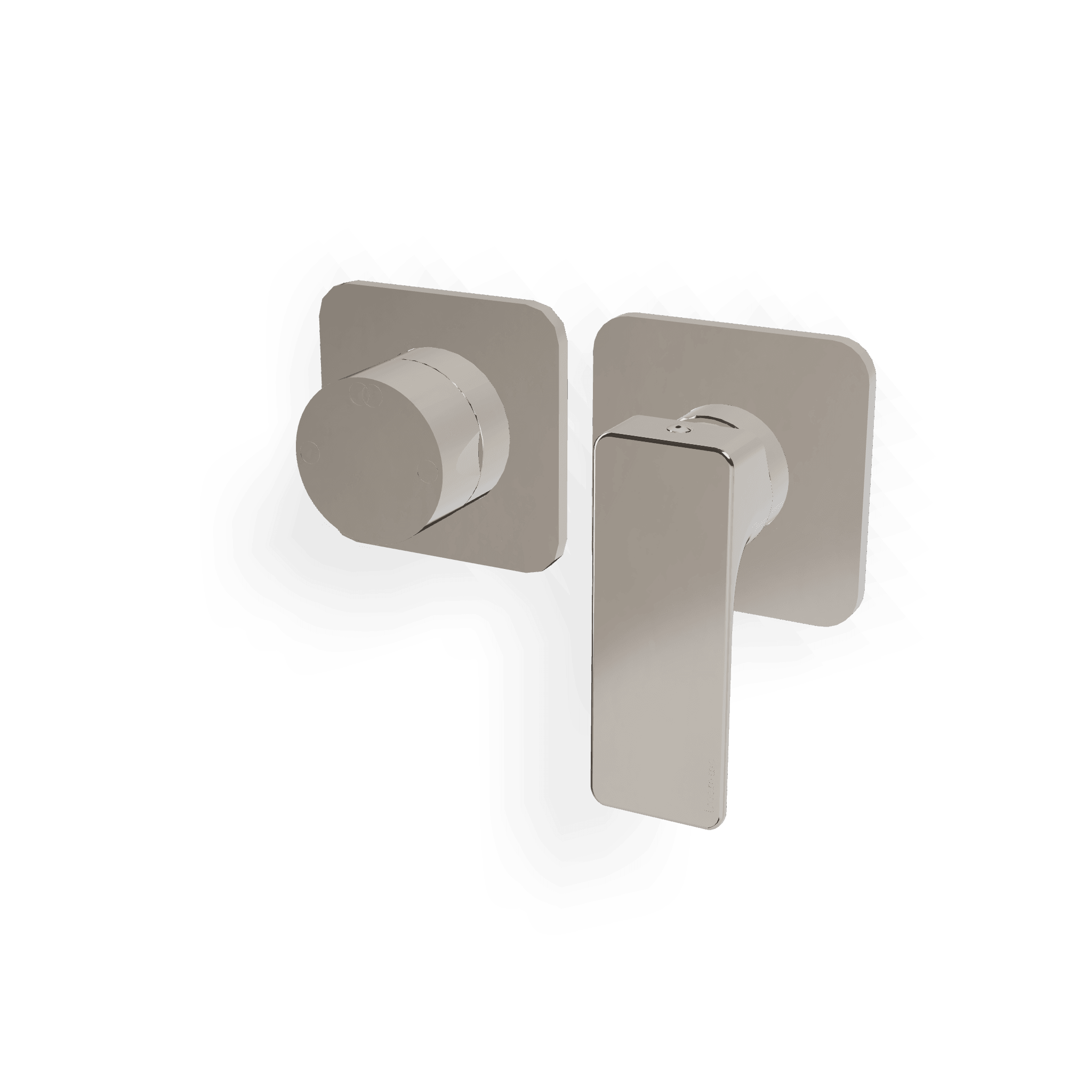 Внешняя часть смесителя для душа на 2 потребителя Hask