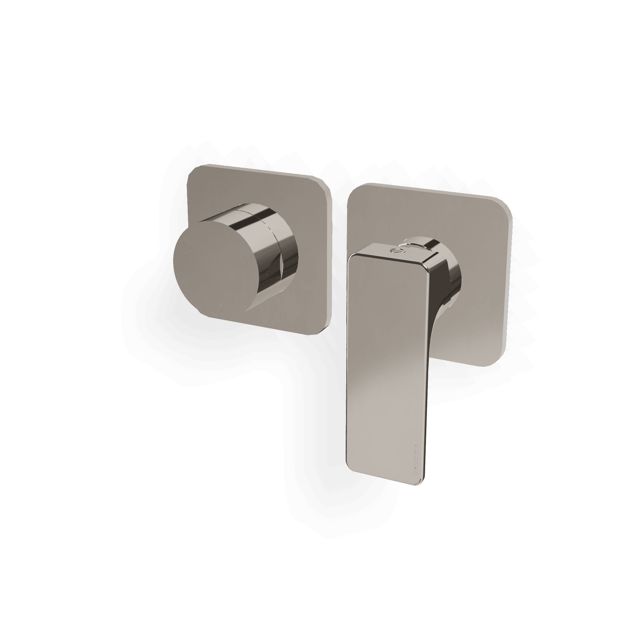 Внешняя часть смесителя для душа на 3 потребителя Hask