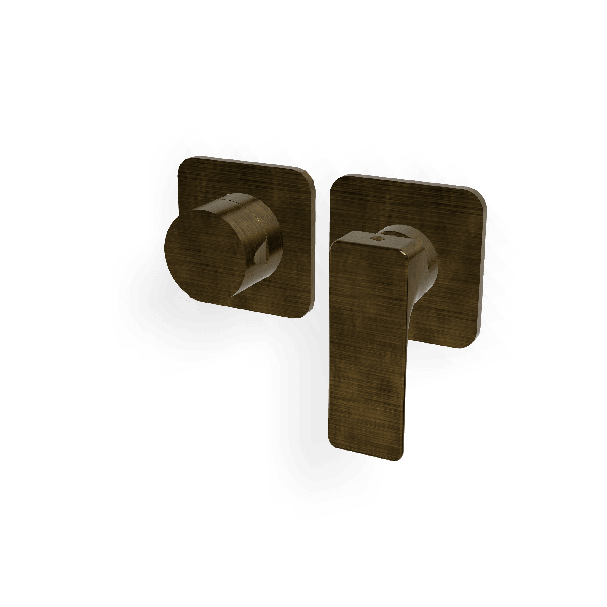 Внешняя часть смесителя для душа на 3 потребителя Hask