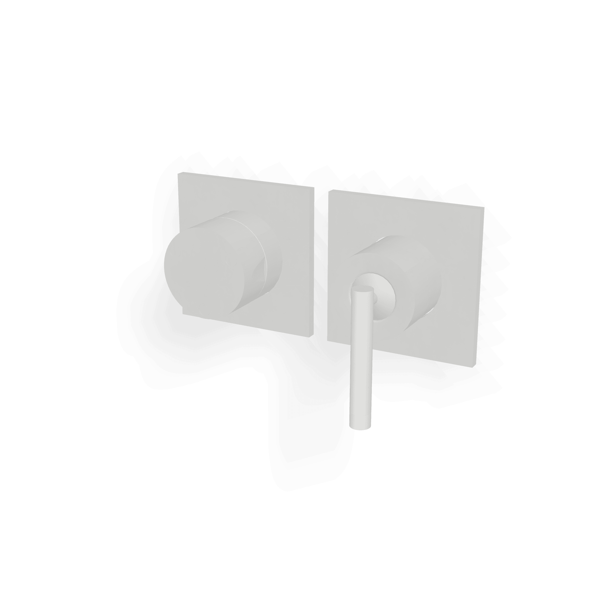 Внешняя часть смесителя для душа на 3 потребителя Arche