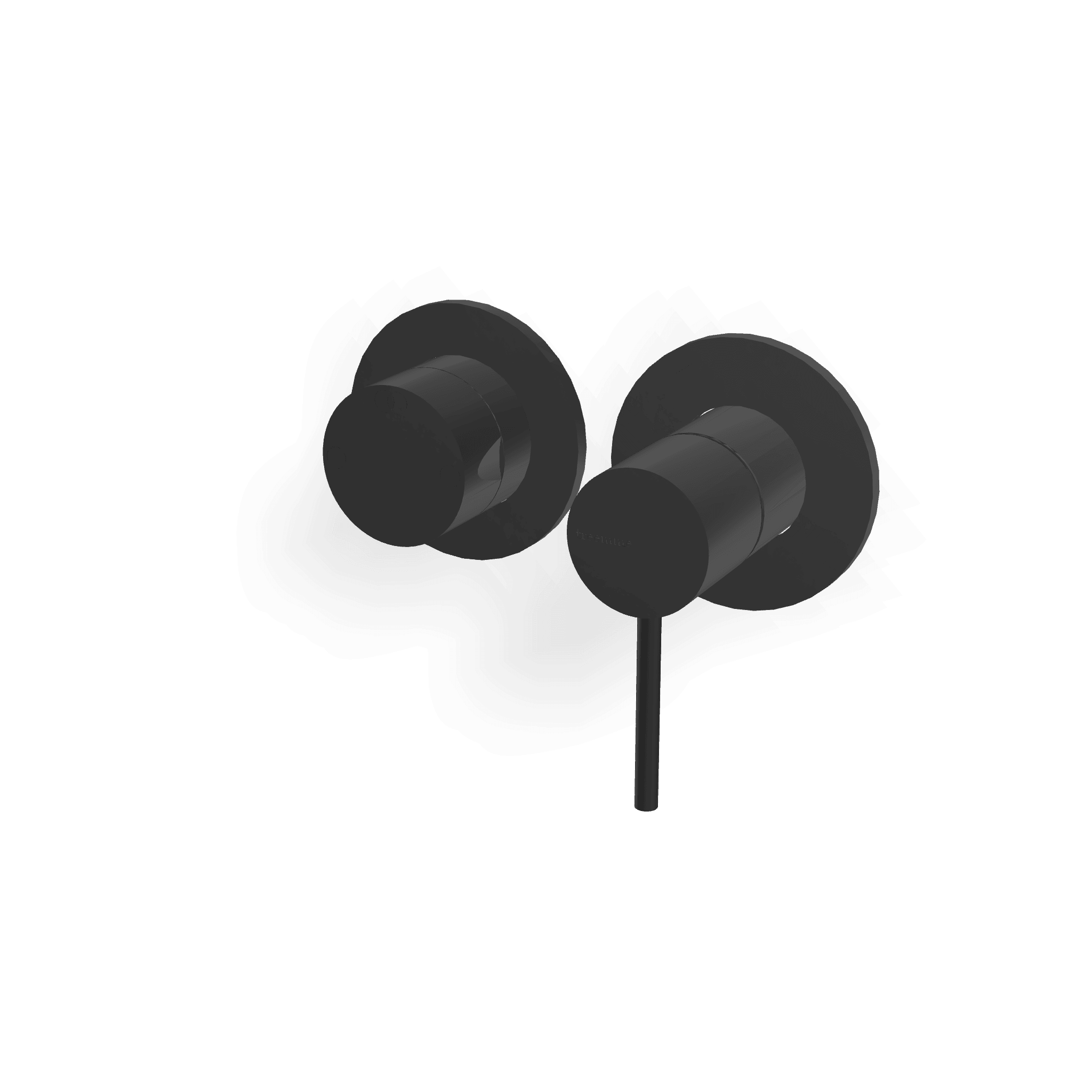 Внешняя часть смесителя для душа на 2 потребителя Up+