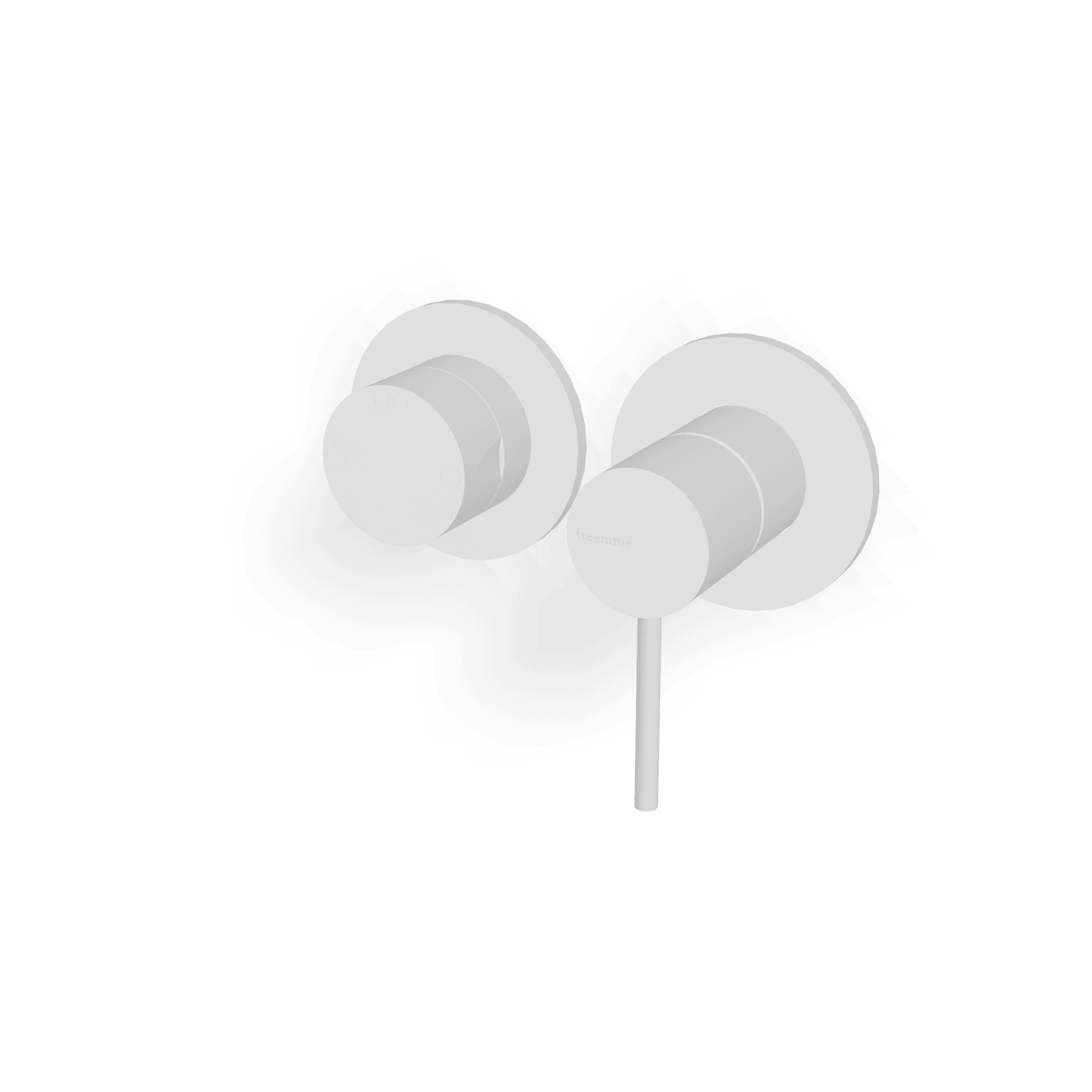 Внешняя часть смесителя для душа на 2 потребителя Up+