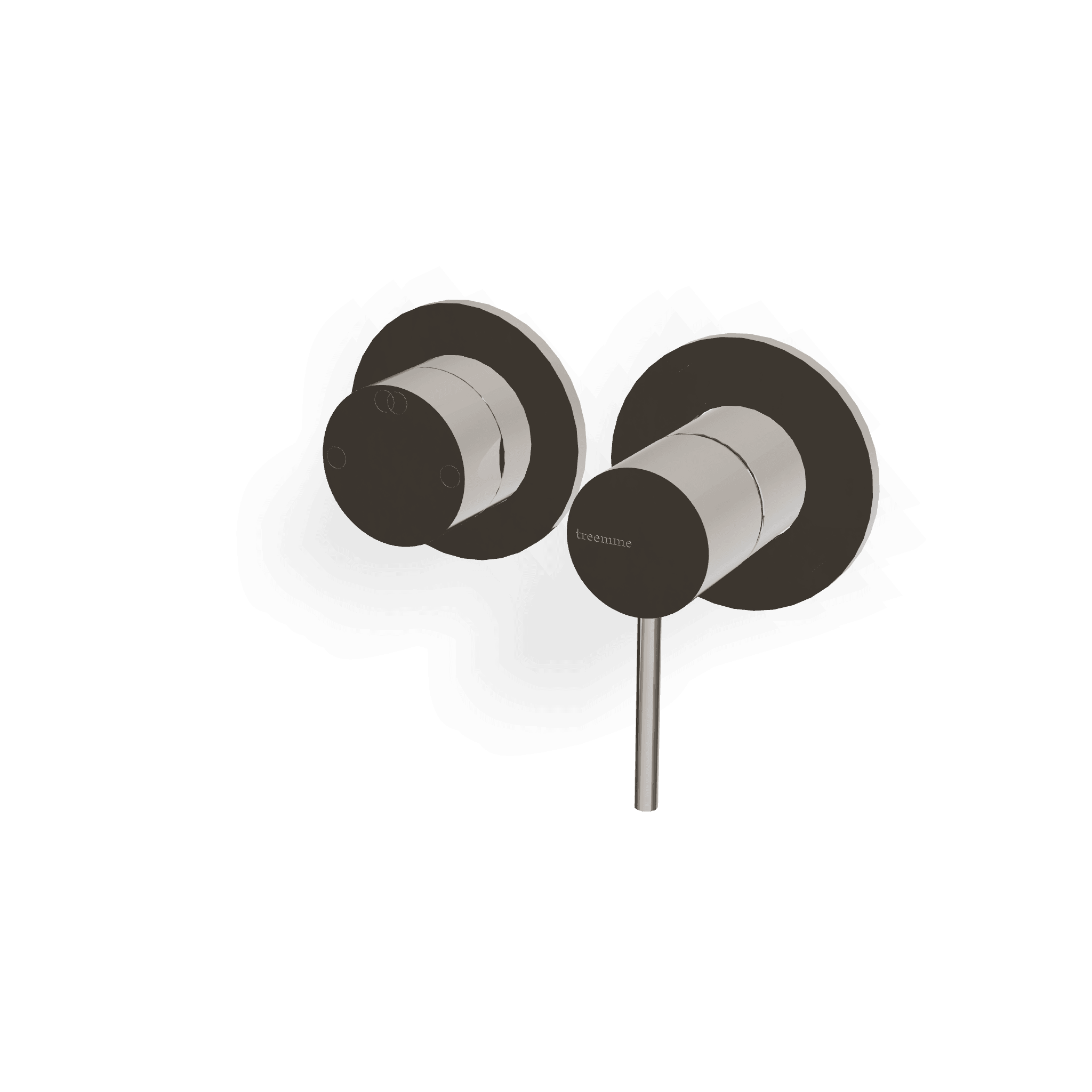 Внешняя часть смесителя для душа на 2 потребителя Up+