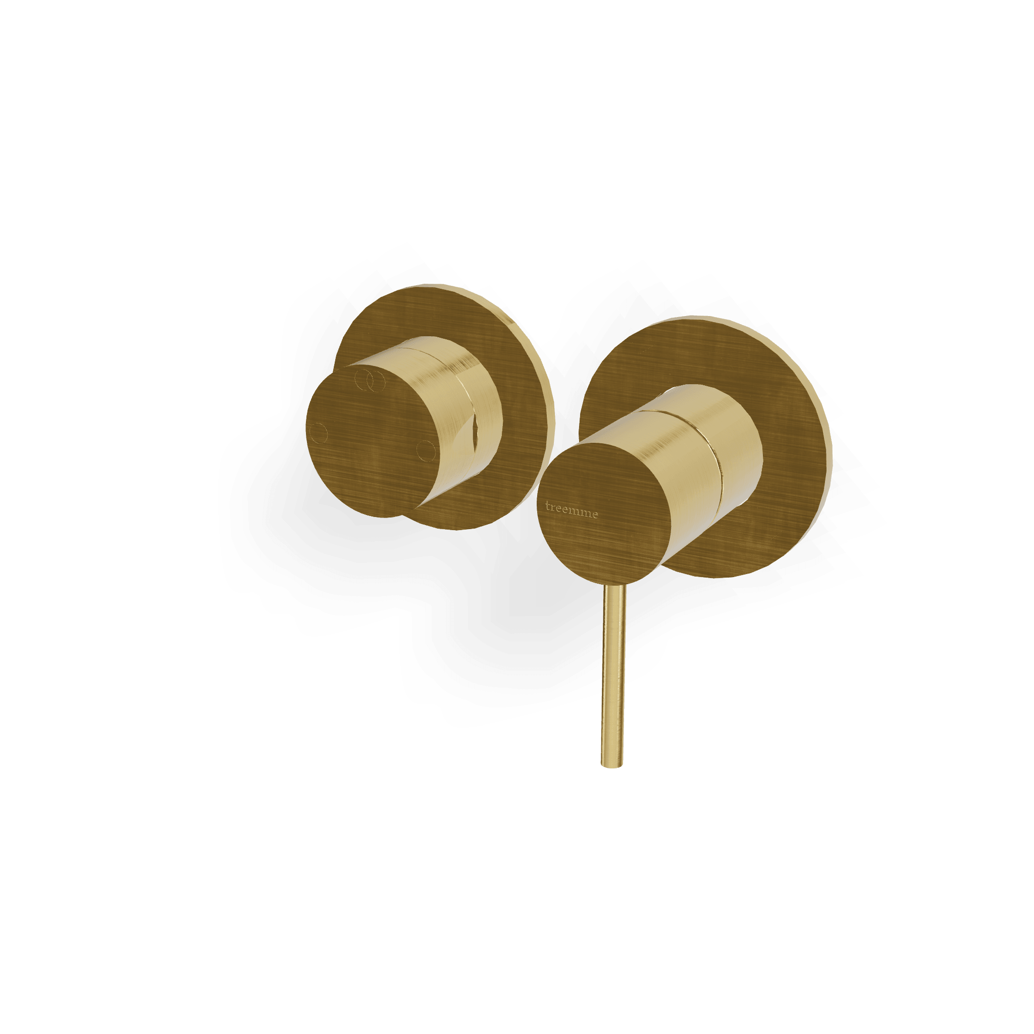 Внешняя часть смесителя для душа на 2 потребителя Up+