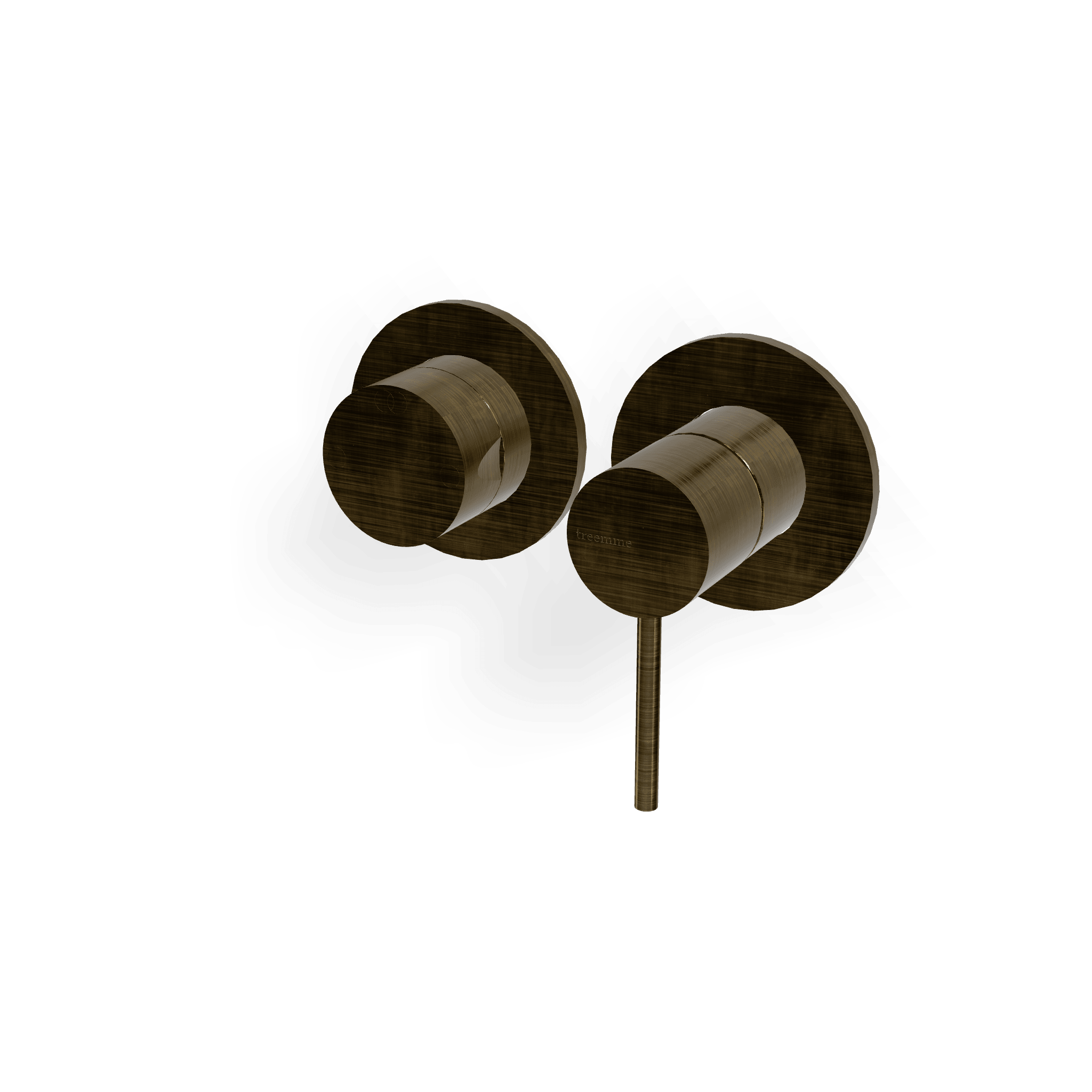 Внешняя часть смесителя для душа на 2 потребителя Up+