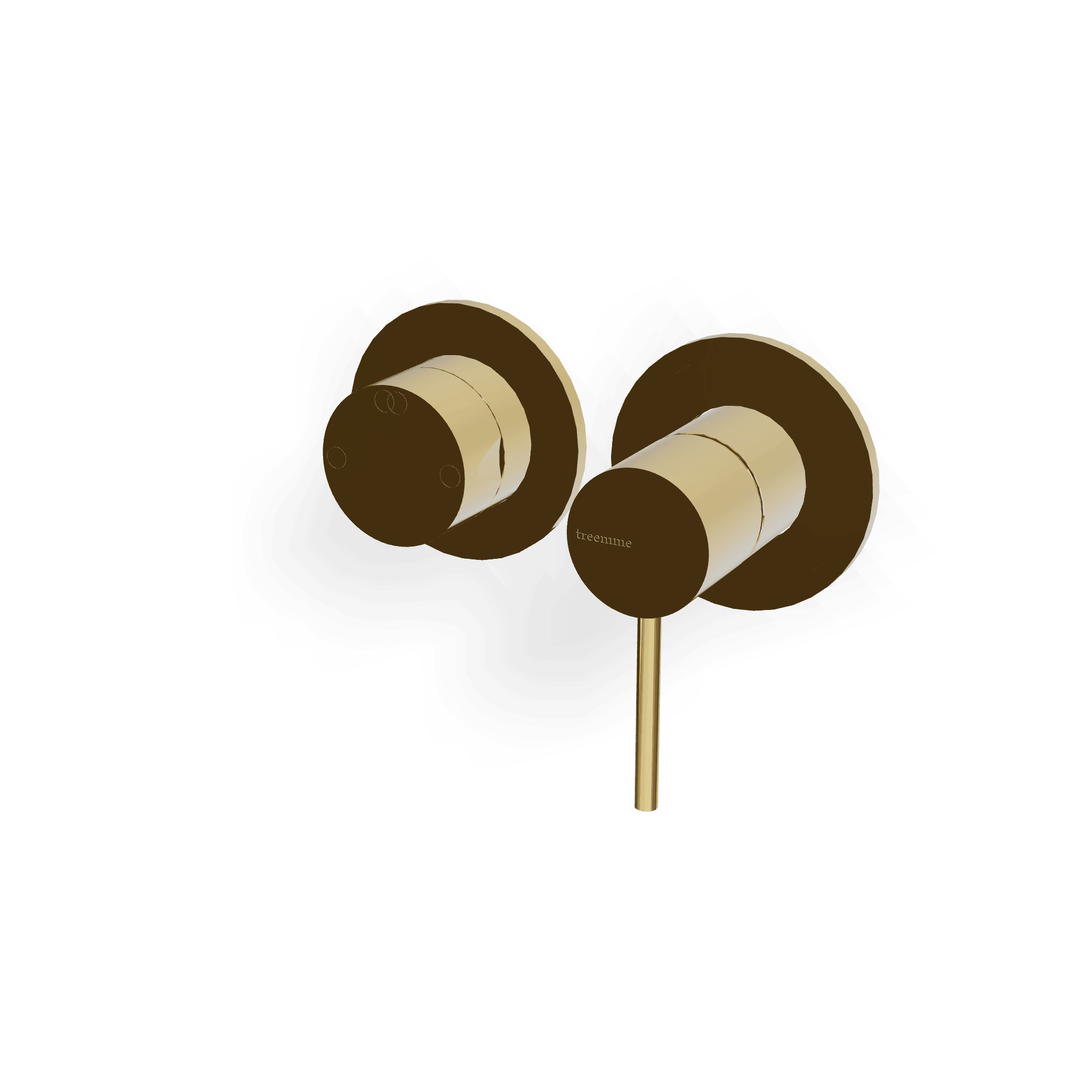 Внешняя часть смесителя для душа на 2 потребителя Up+